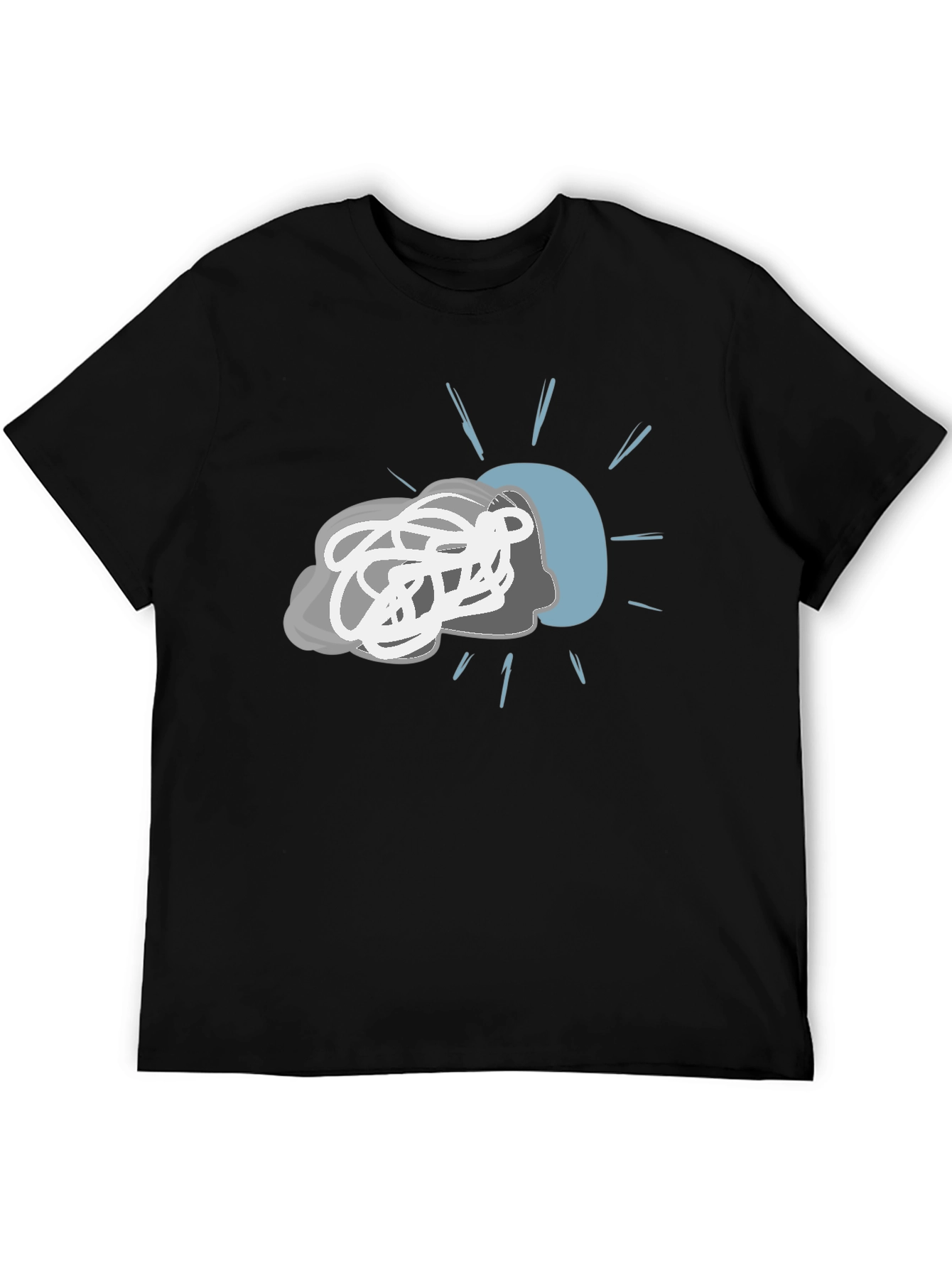 Mind Mess T-Shirt - Chaotic Head Design