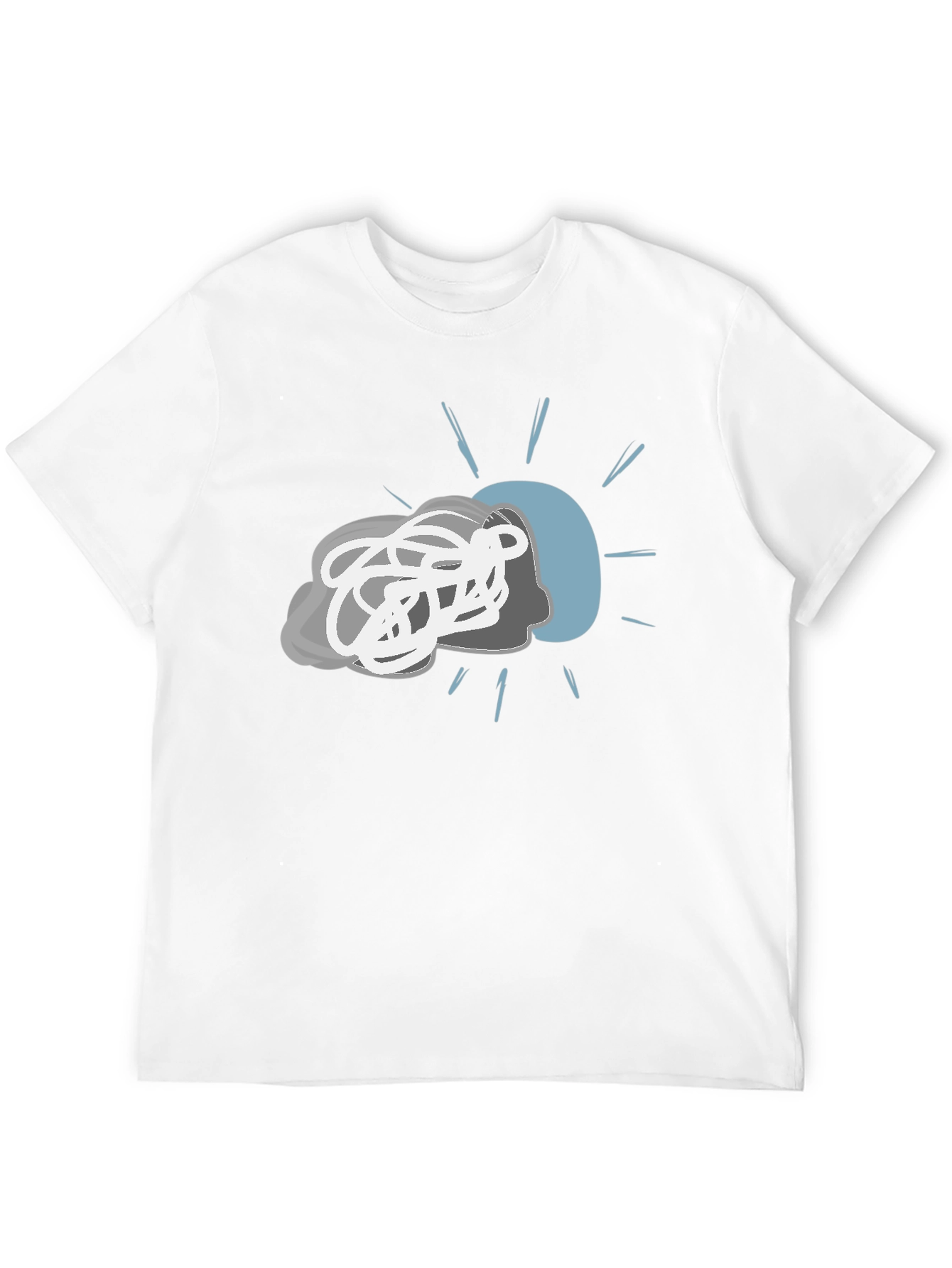 Mind Mess T-Shirt - Chaotic Head Design