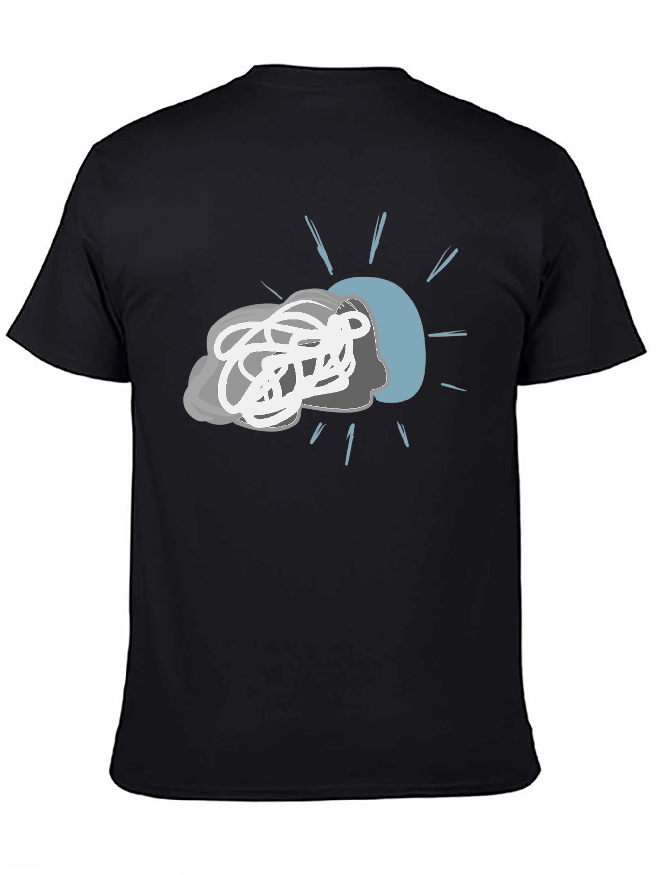 Mind Mess T-Shirt - Chaotic Head Design