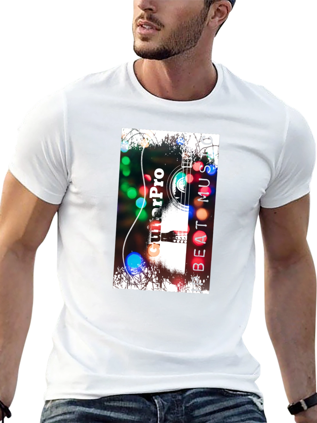 GuitarPro Music T-Shirt - Black Graphic Tee