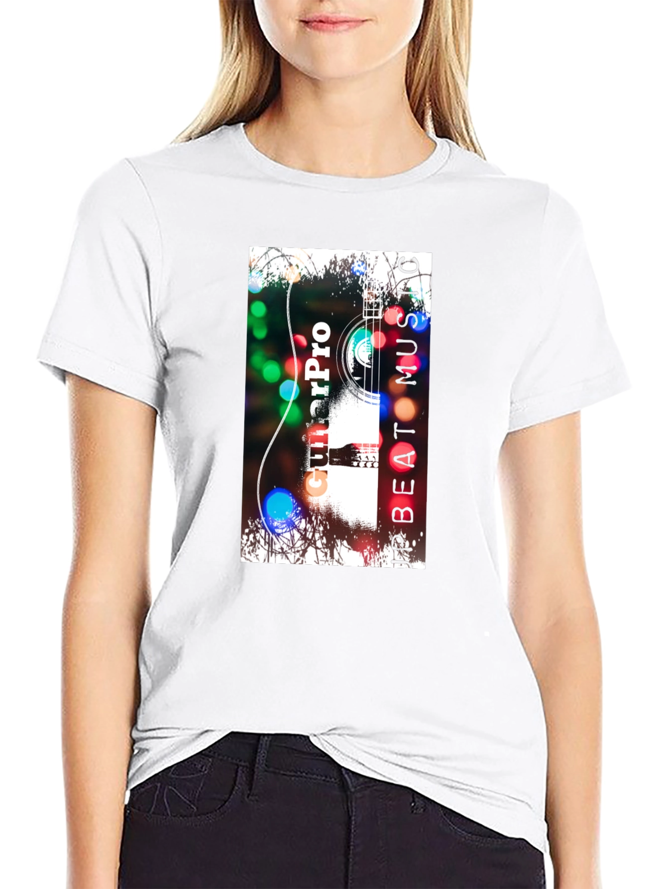 GuitarPro Music T-Shirt - Black Graphic Tee