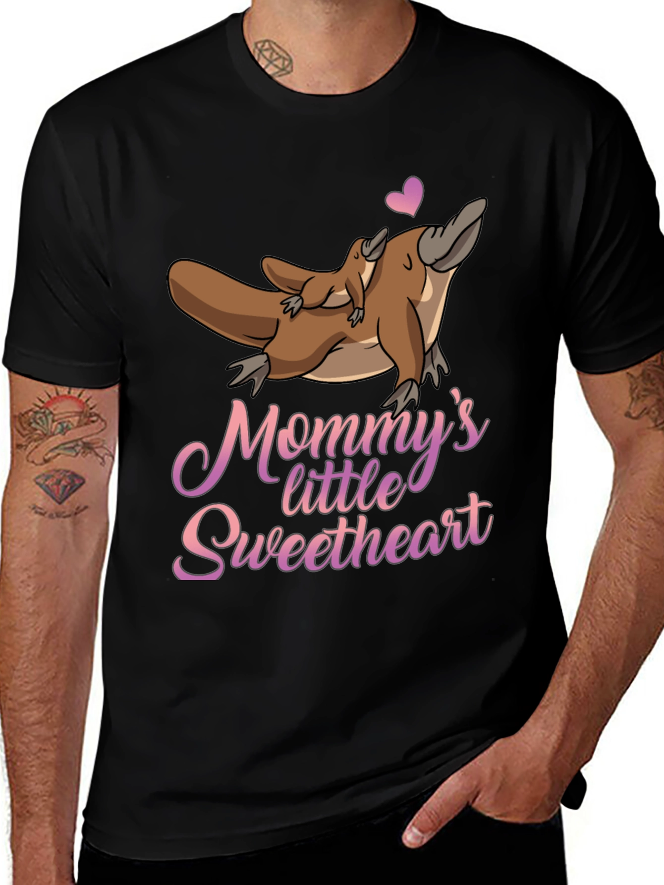 Mommys Little Sweetheart Platypus T-Shirt