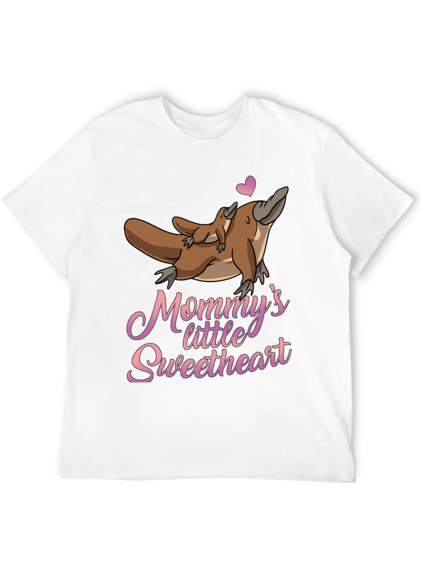 Mommys Little Sweetheart Platypus T-Shirt
