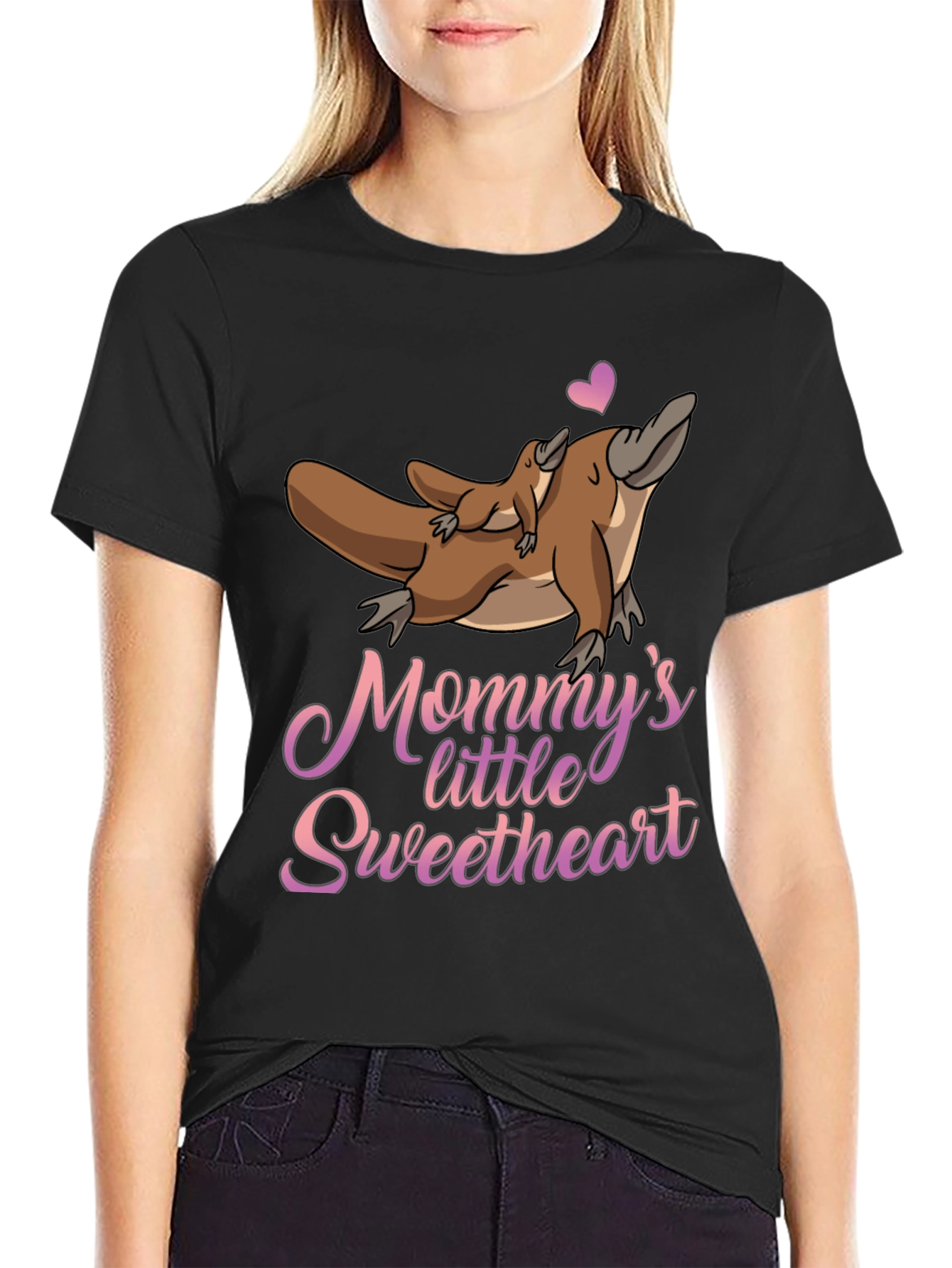Mommys Little Sweetheart Platypus T-Shirt