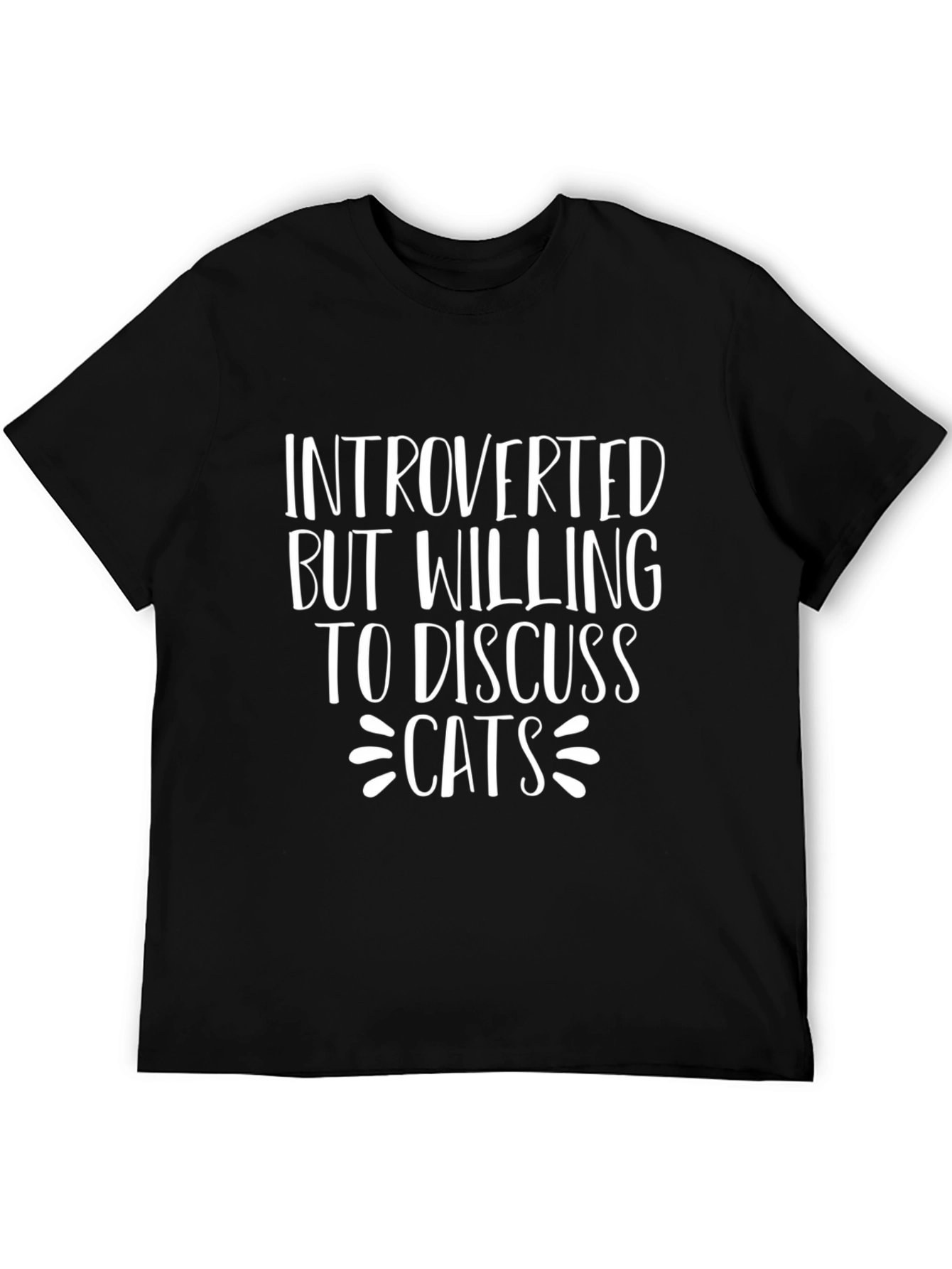 Introverted Cats Graphic T-Shirt