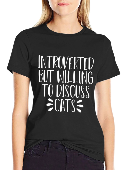 Introverted Cats Graphic T-Shirt