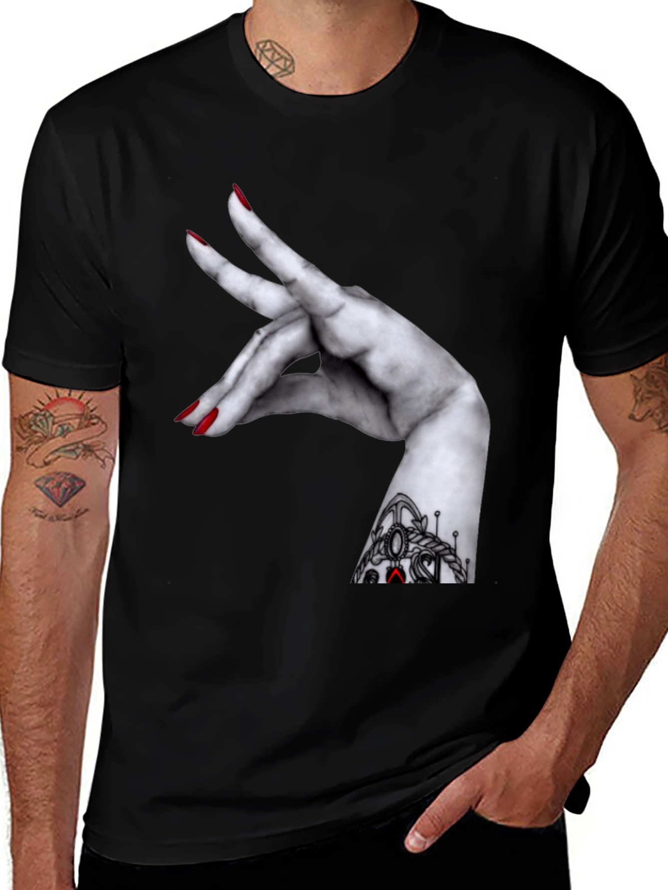 Tattoo Hand Graphic Tee