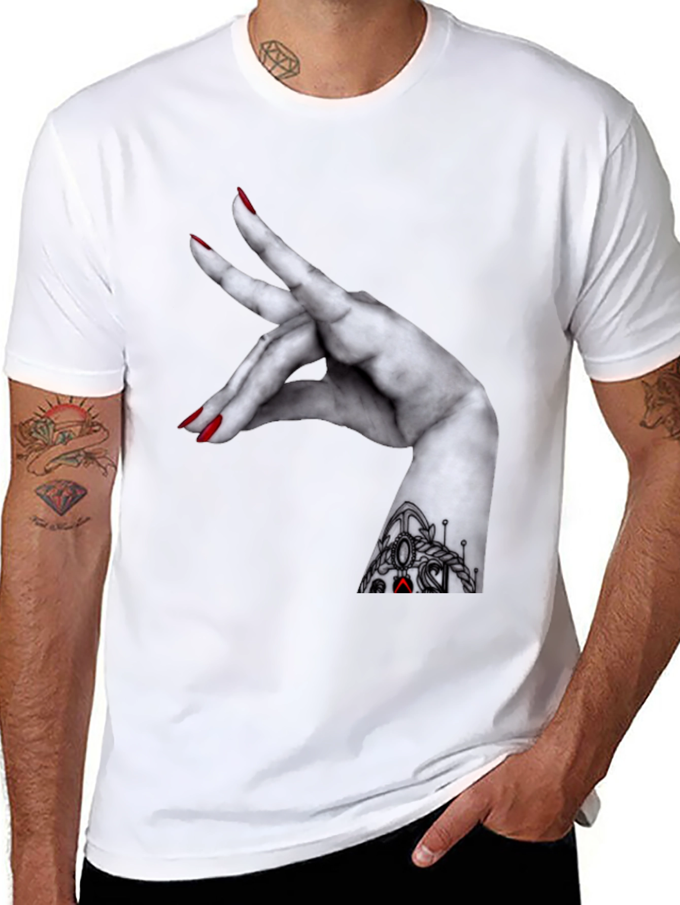 Tattoo Hand Graphic Tee