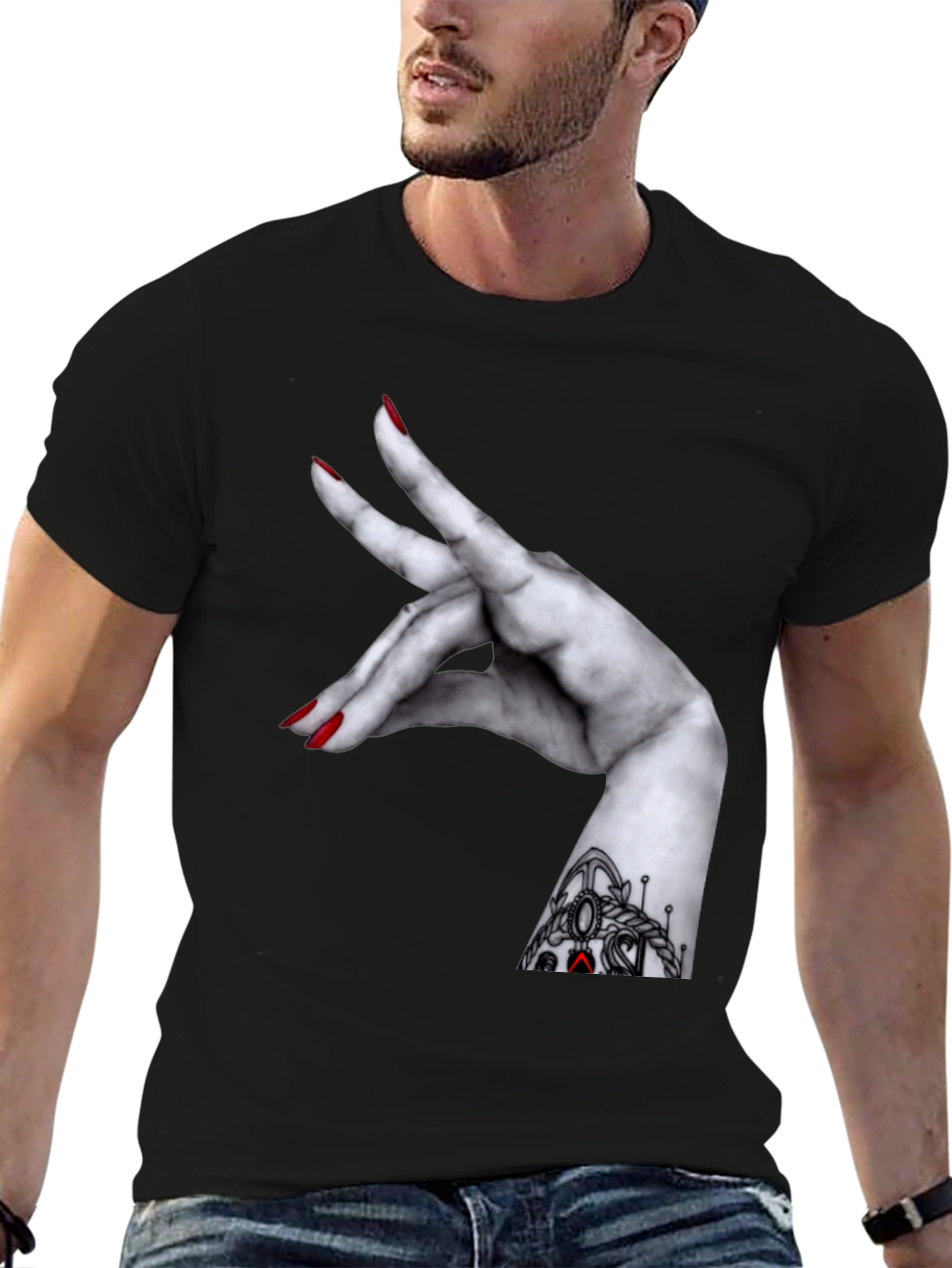 Tattoo Hand Graphic Tee