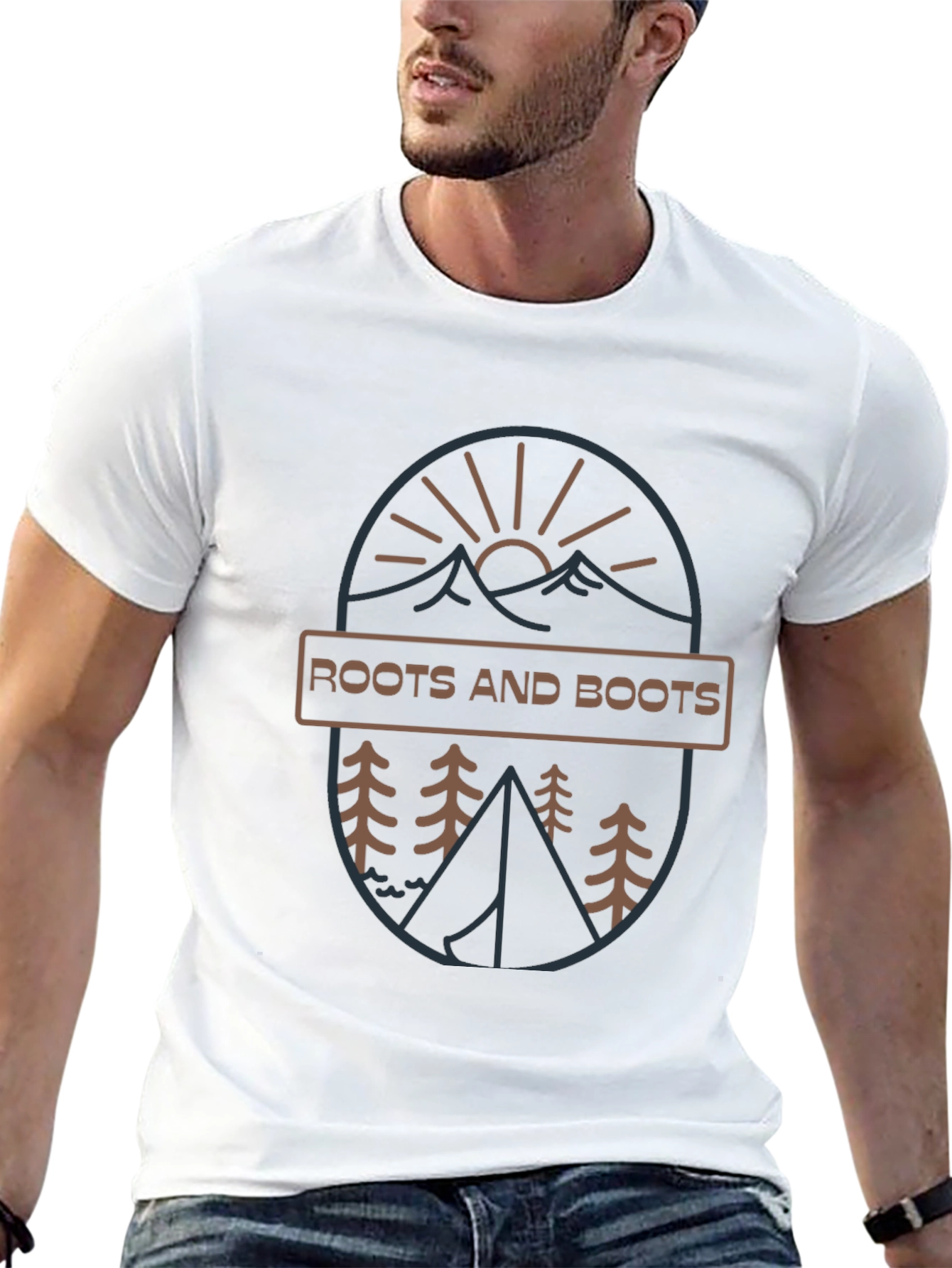 Roots and Boots T-Shirt: Camping Adventure
