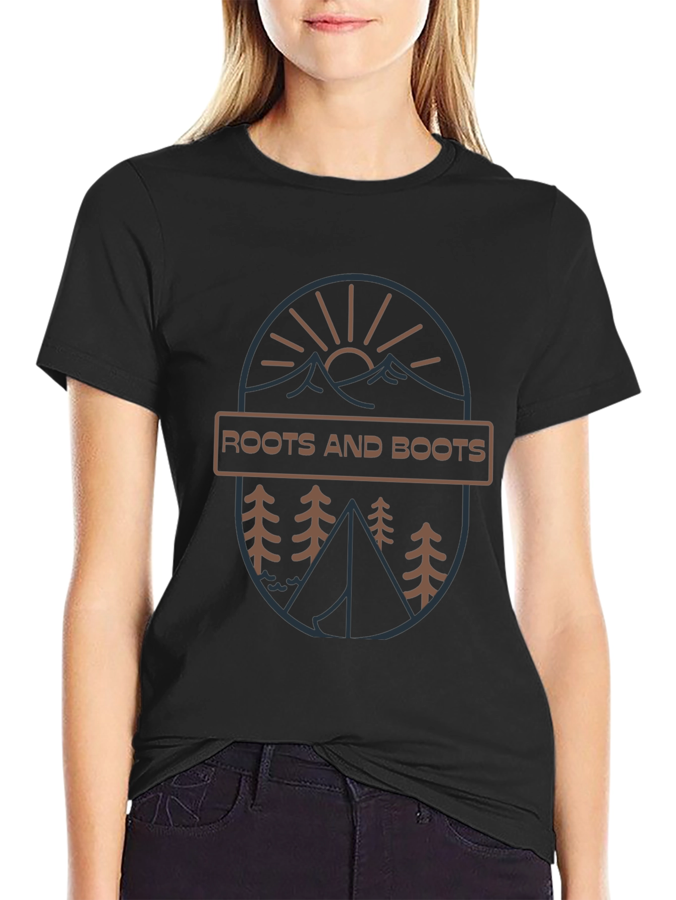 Roots and Boots T-Shirt: Camping Adventure