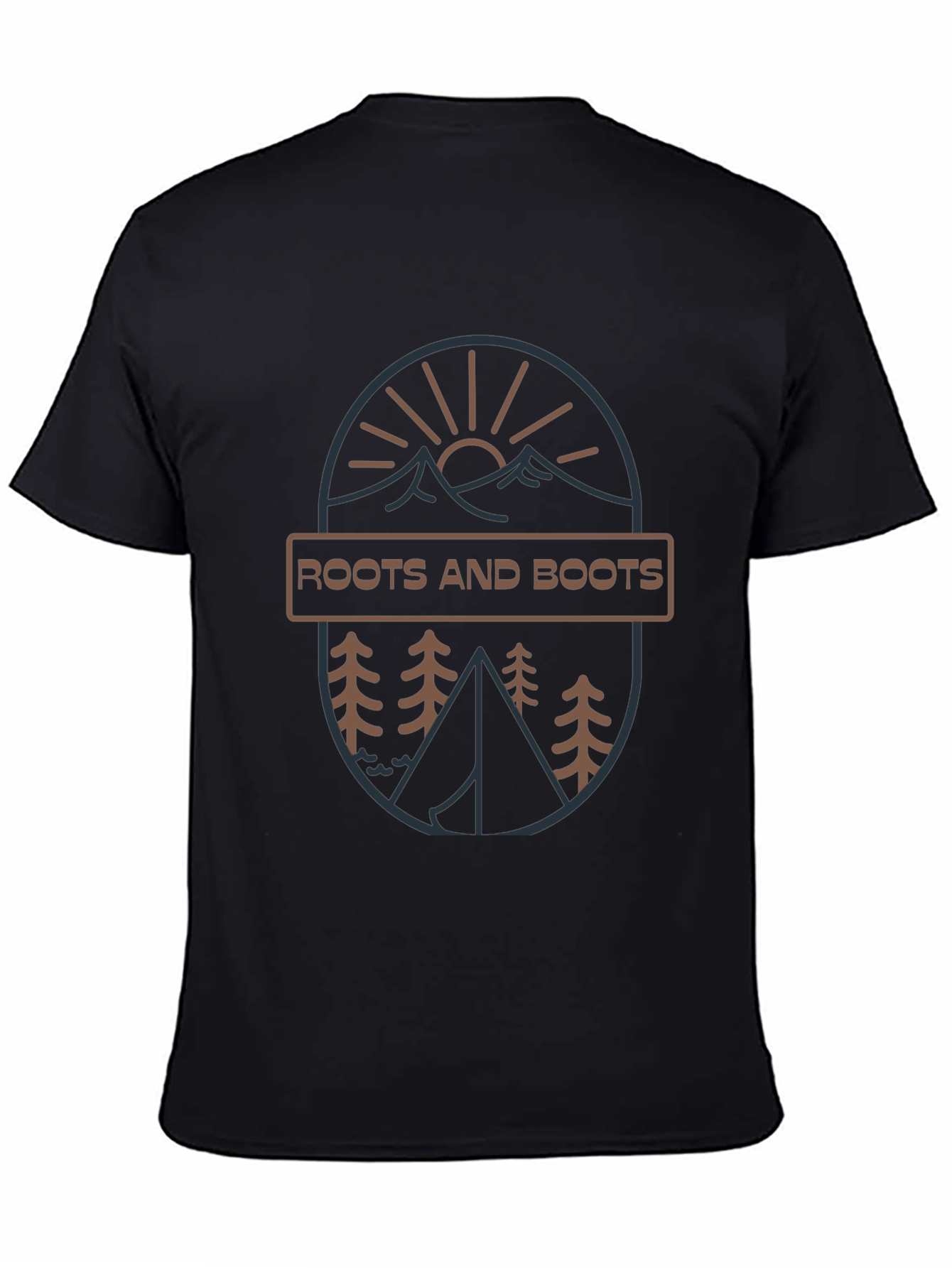 Roots and Boots T-Shirt: Camping Adventure