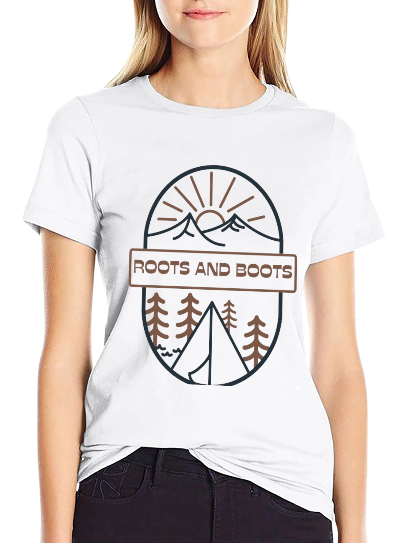 Roots and Boots T-Shirt: Camping Adventure