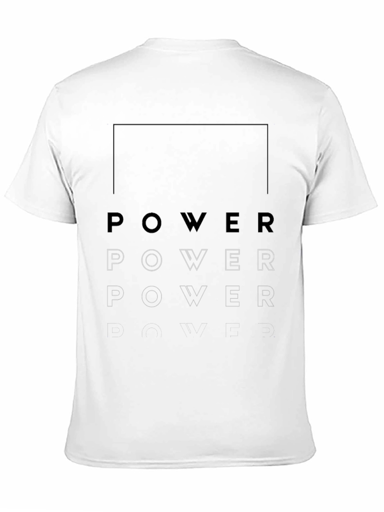 Power Graphic Tee - Modern Style