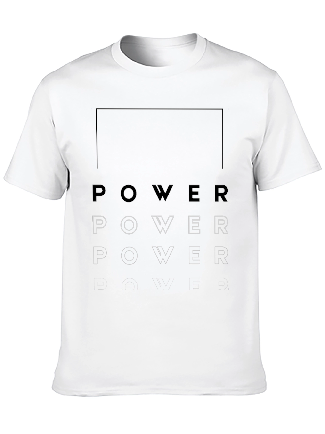 Power Graphic Tee - Modern Style
