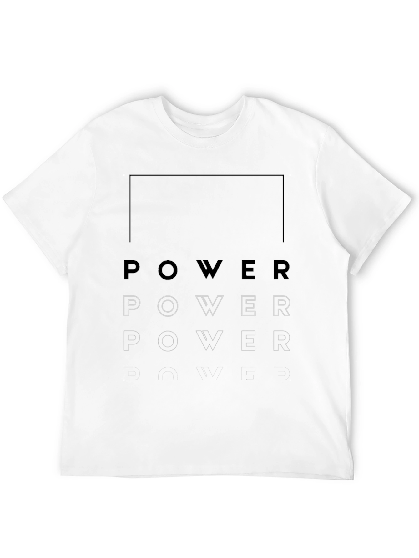 Power Graphic Tee - Modern Style