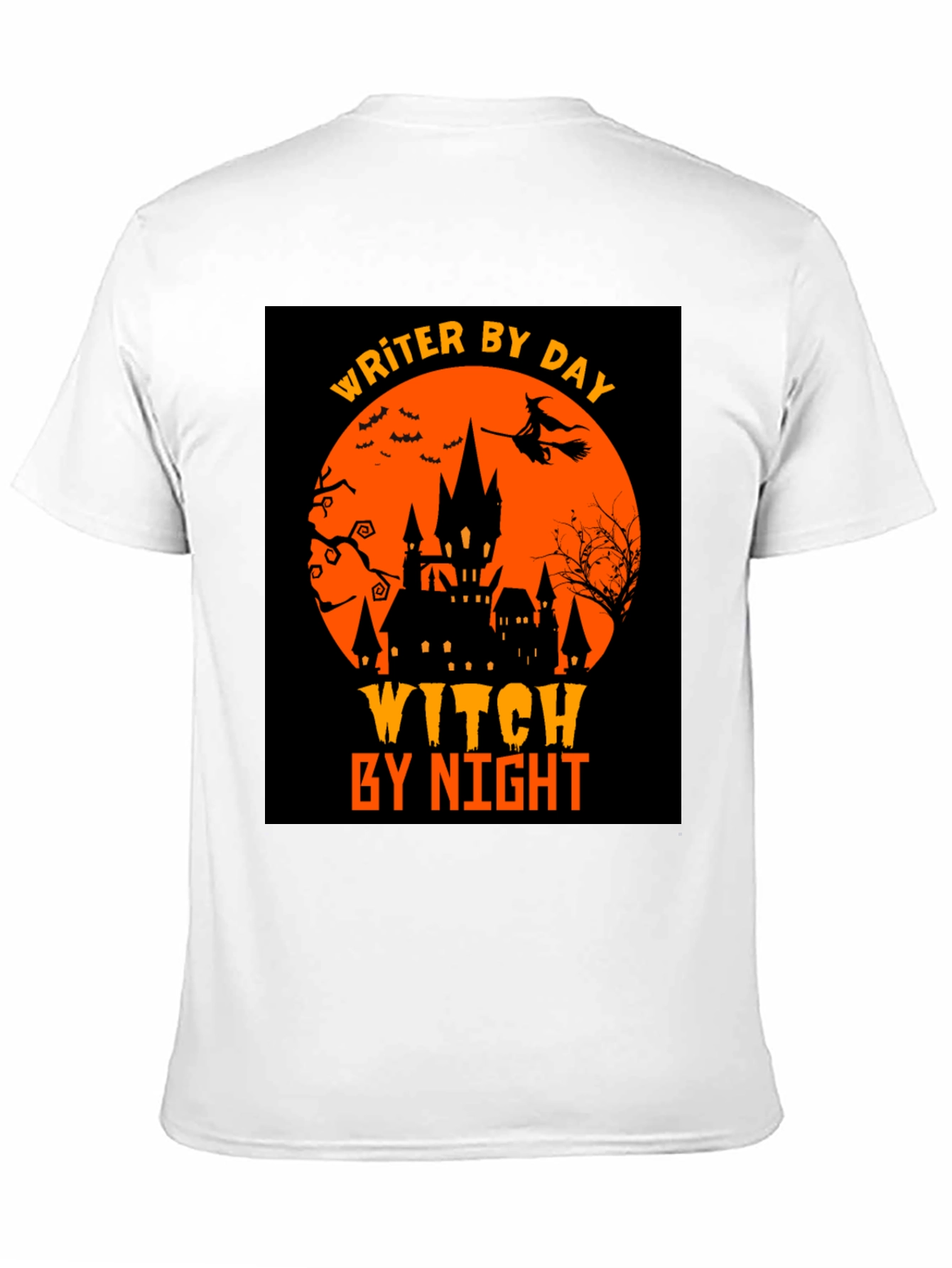 Writer By Day Witch By Night Halloween T-Shirt