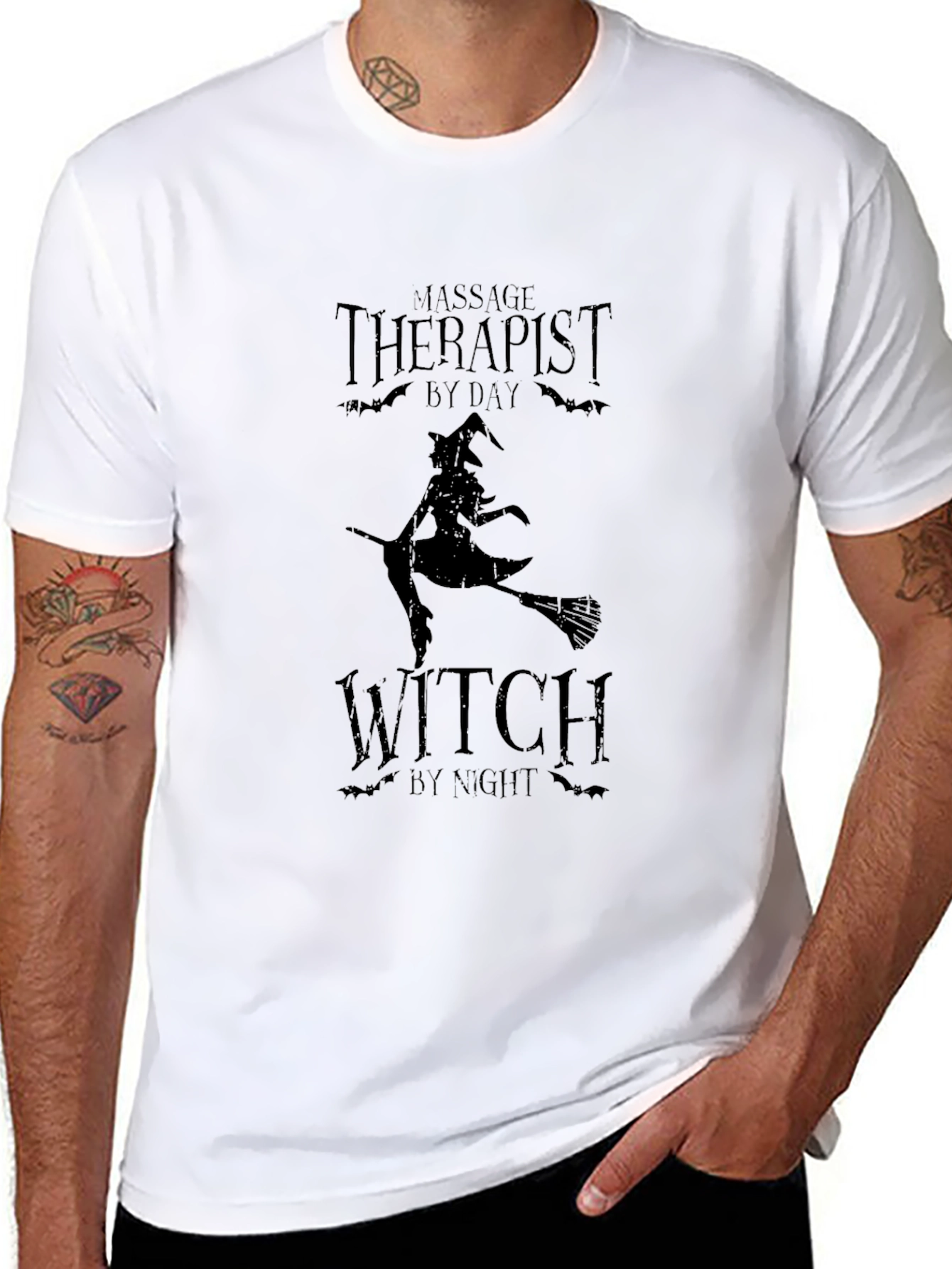Massage Therapist By Day Witch By Night T-Shirt