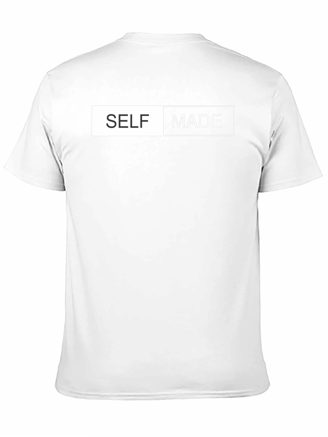 Self Made Graphic Tee - Black Cotton T-Shirt