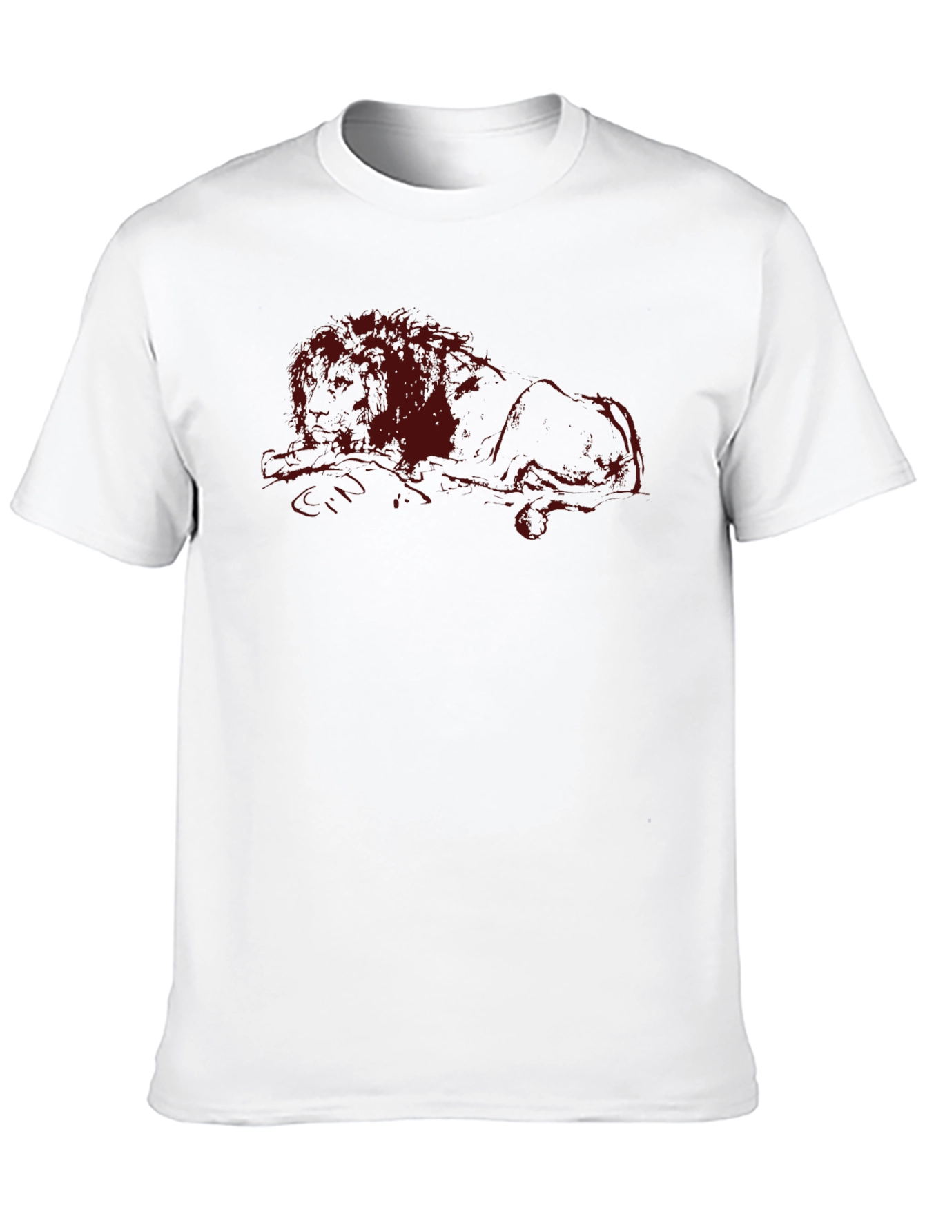 Dark Red Skateboard Tee - Classic Cool