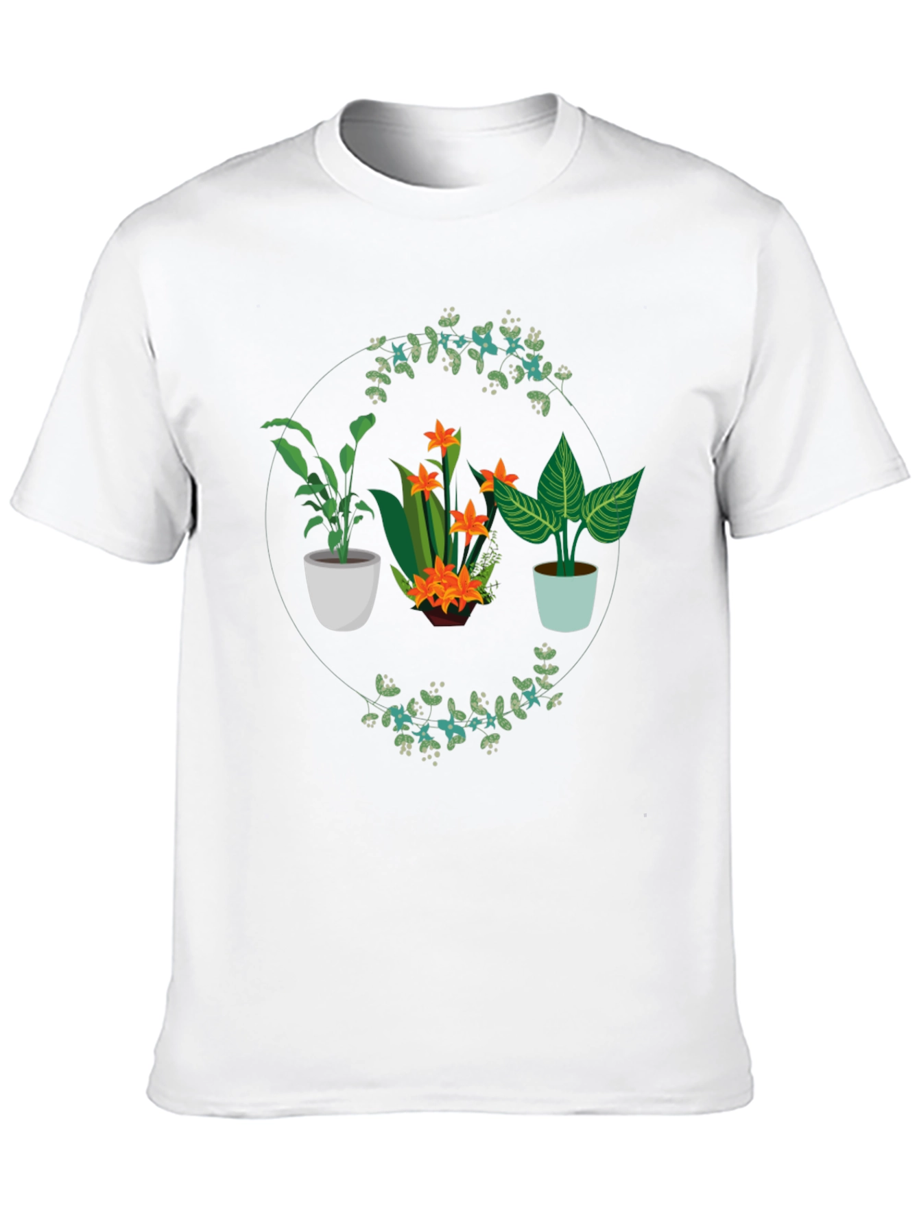 Plant Lover Graphic Tee - Black Cotton Shirt