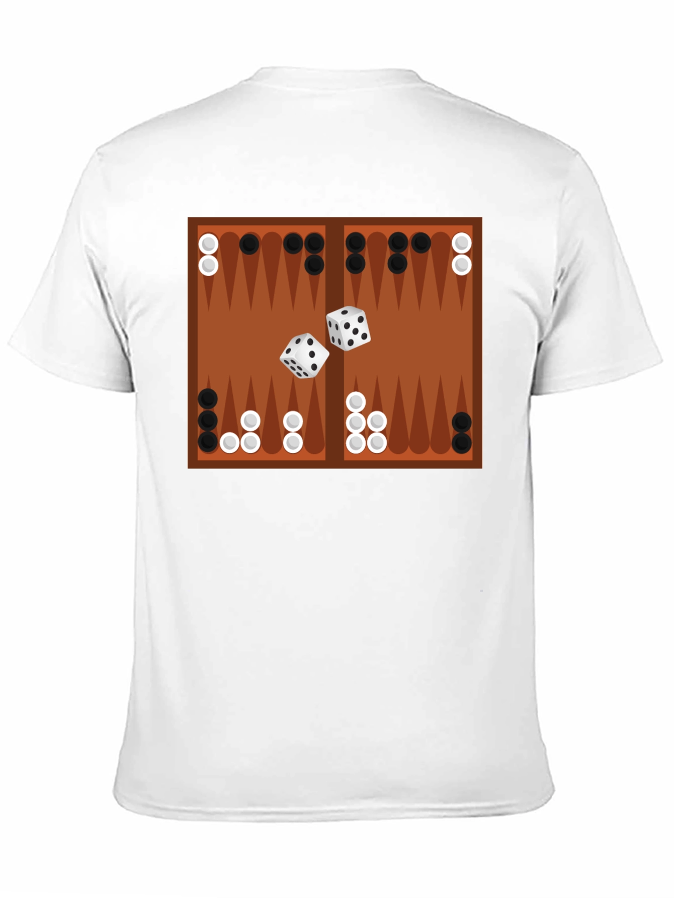 Backgammon Board Graphic Tee - Game Night Ready!