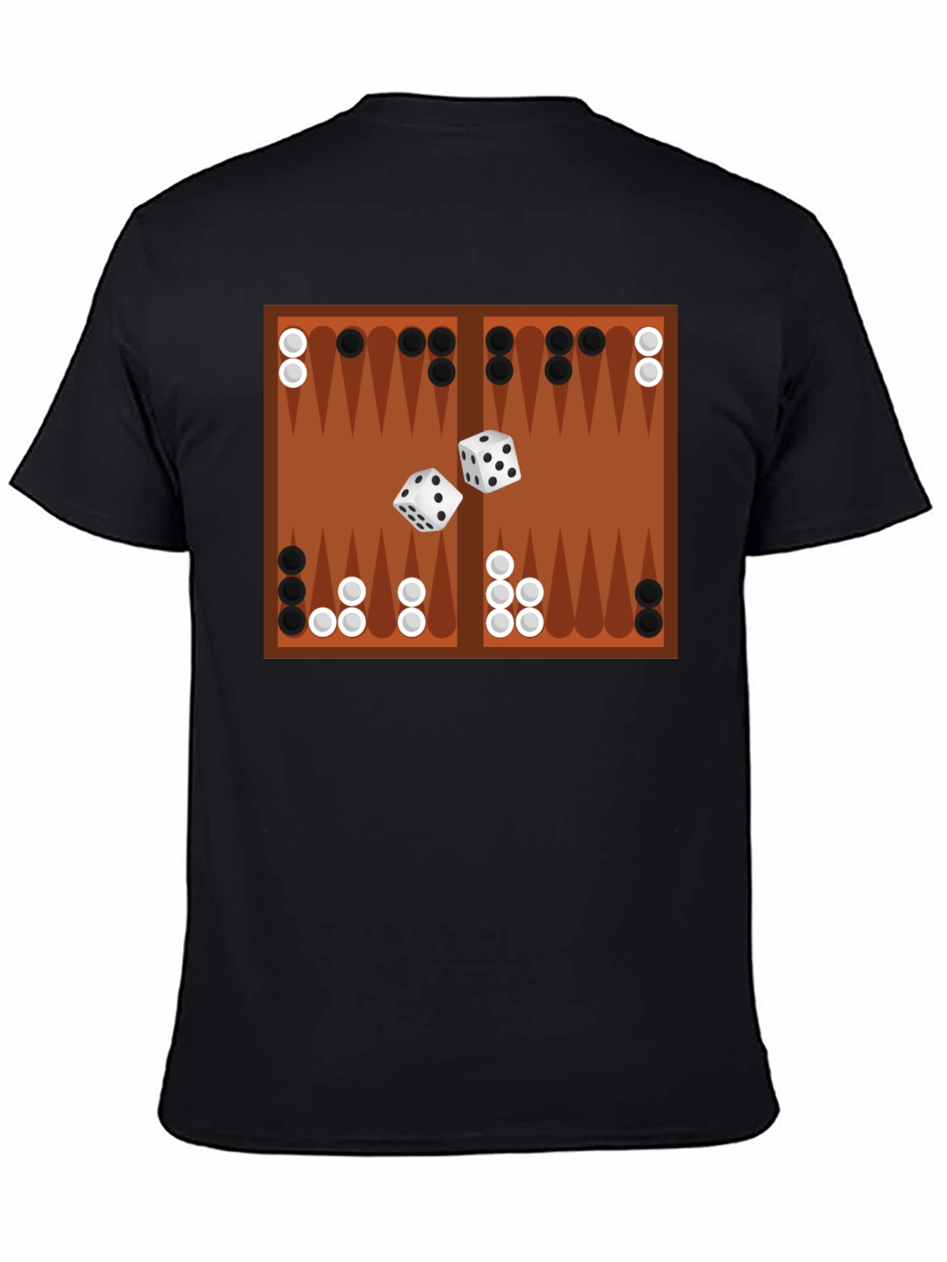 Backgammon Board Graphic Tee - Game Night Ready!