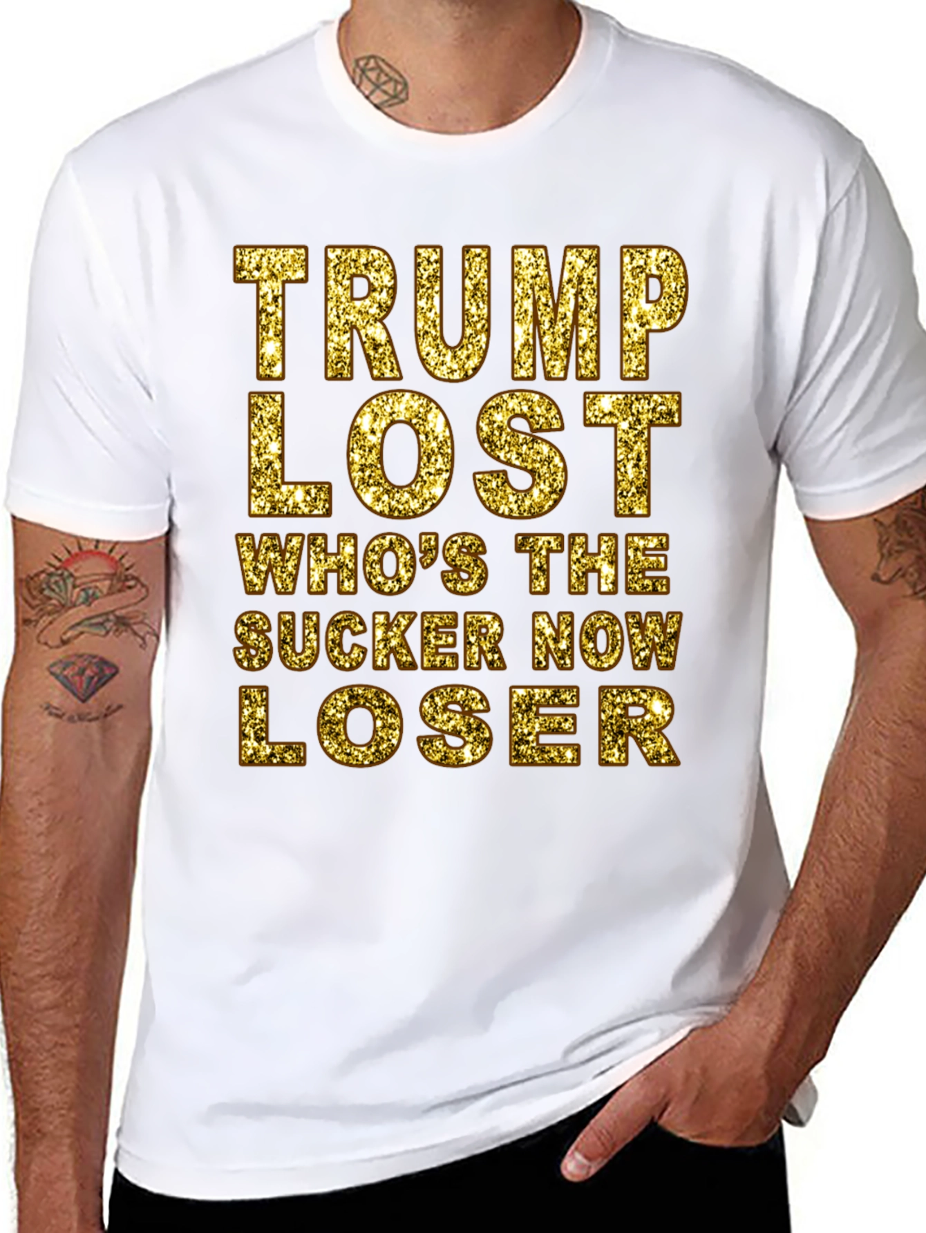 Trump Lost T-Shirt - Whos the Sucker Now Loser