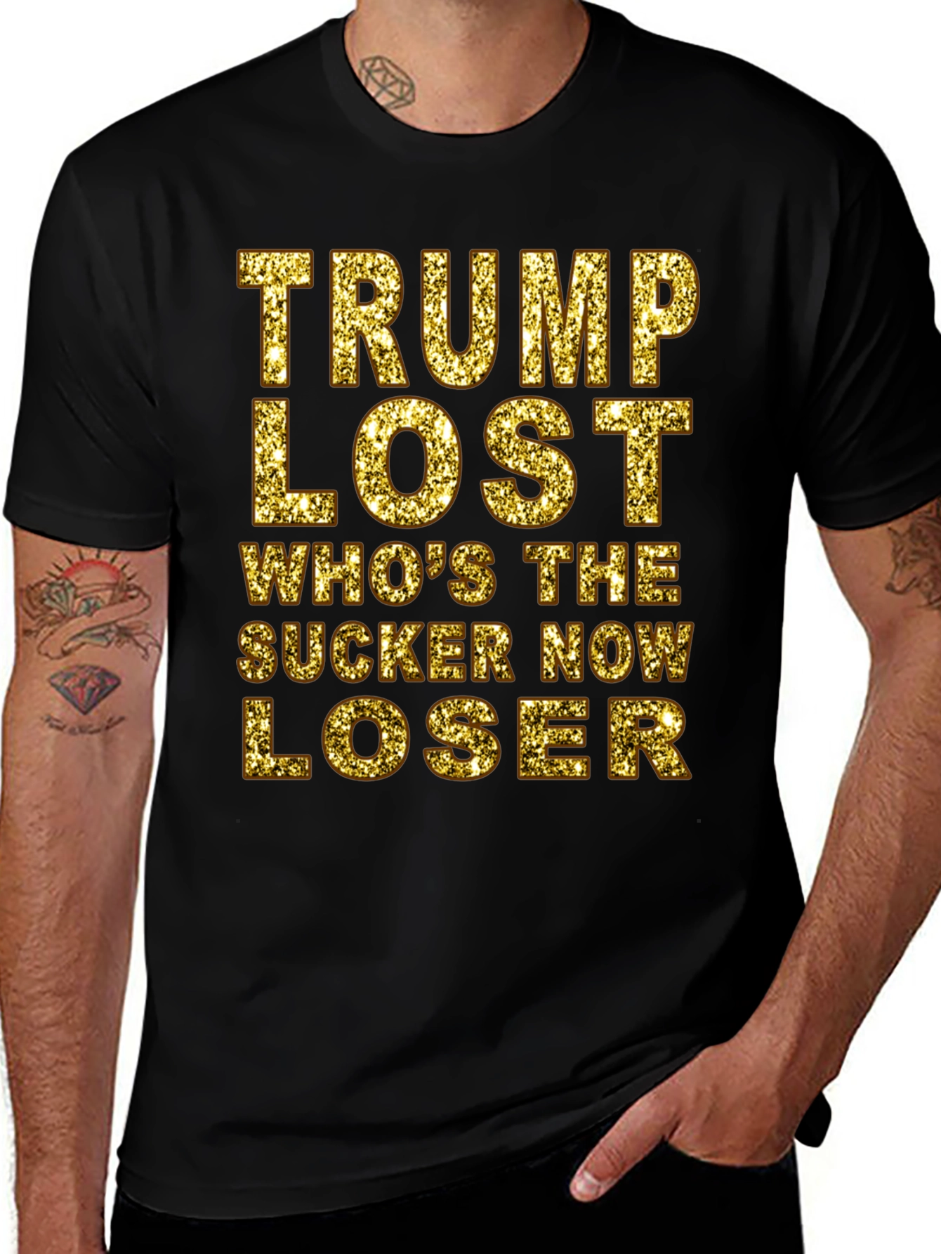 Trump Lost T-Shirt - Whos the Sucker Now Loser