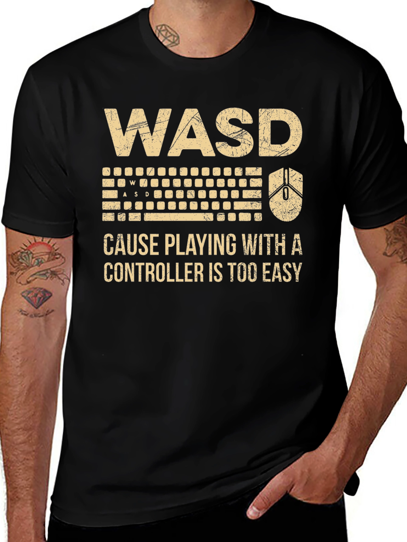 WASD Gaming Tee: PC Master Race T-Shirt