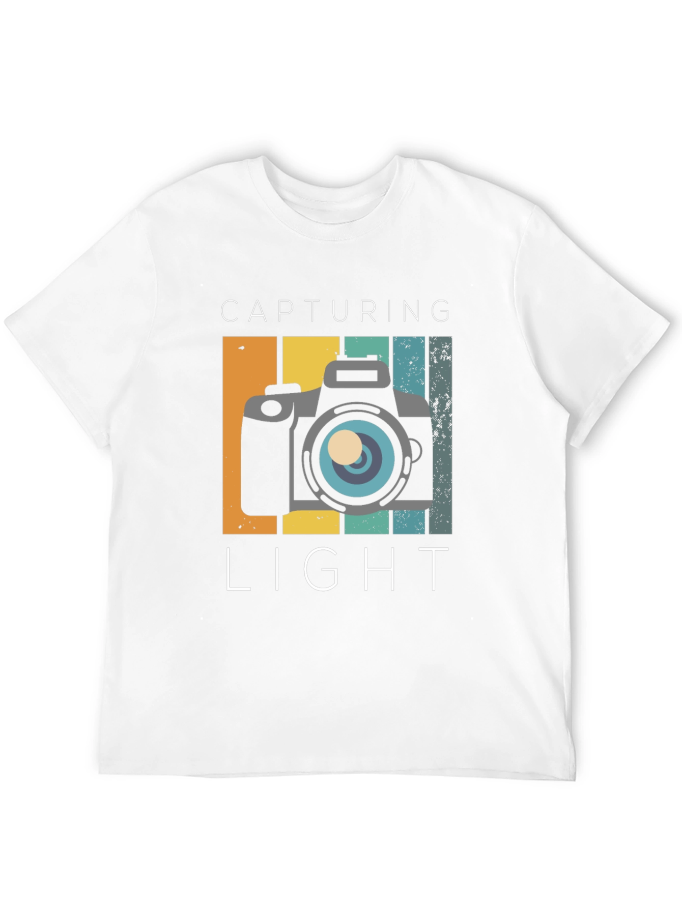 Capturing Light Graphic Tee - Retro Camera Design