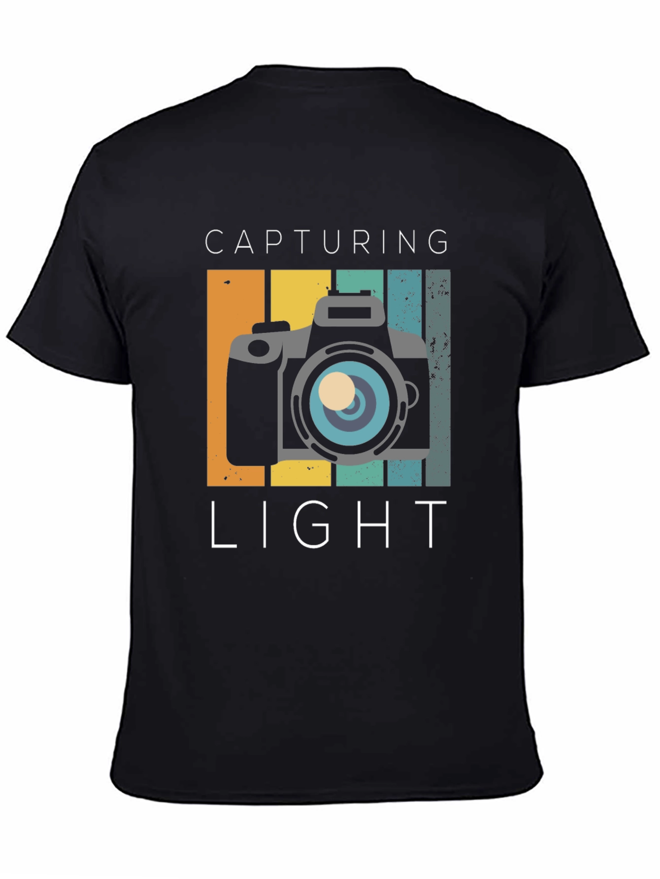 Capturing Light Graphic Tee - Retro Camera Design