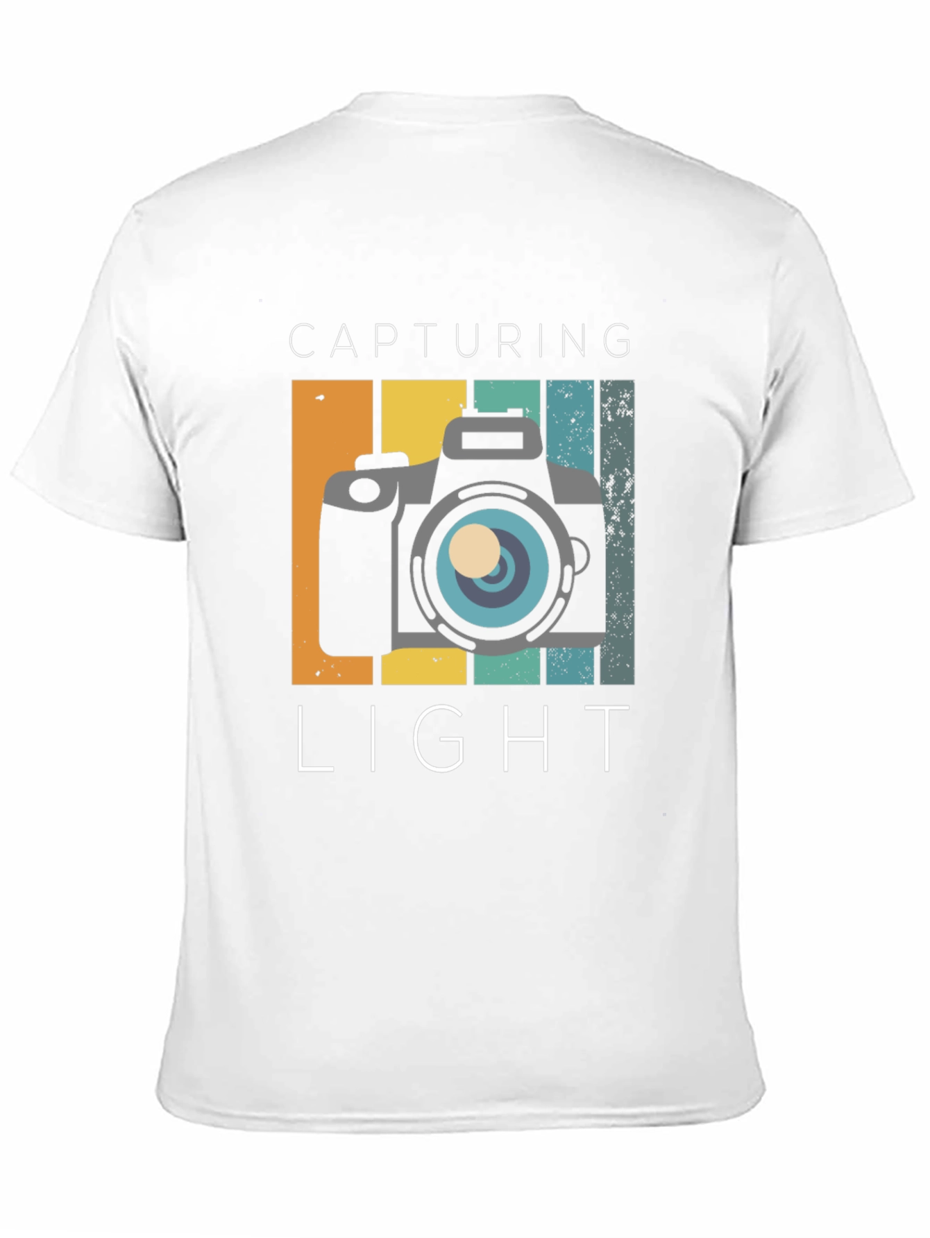 Capturing Light Graphic Tee - Retro Camera Design