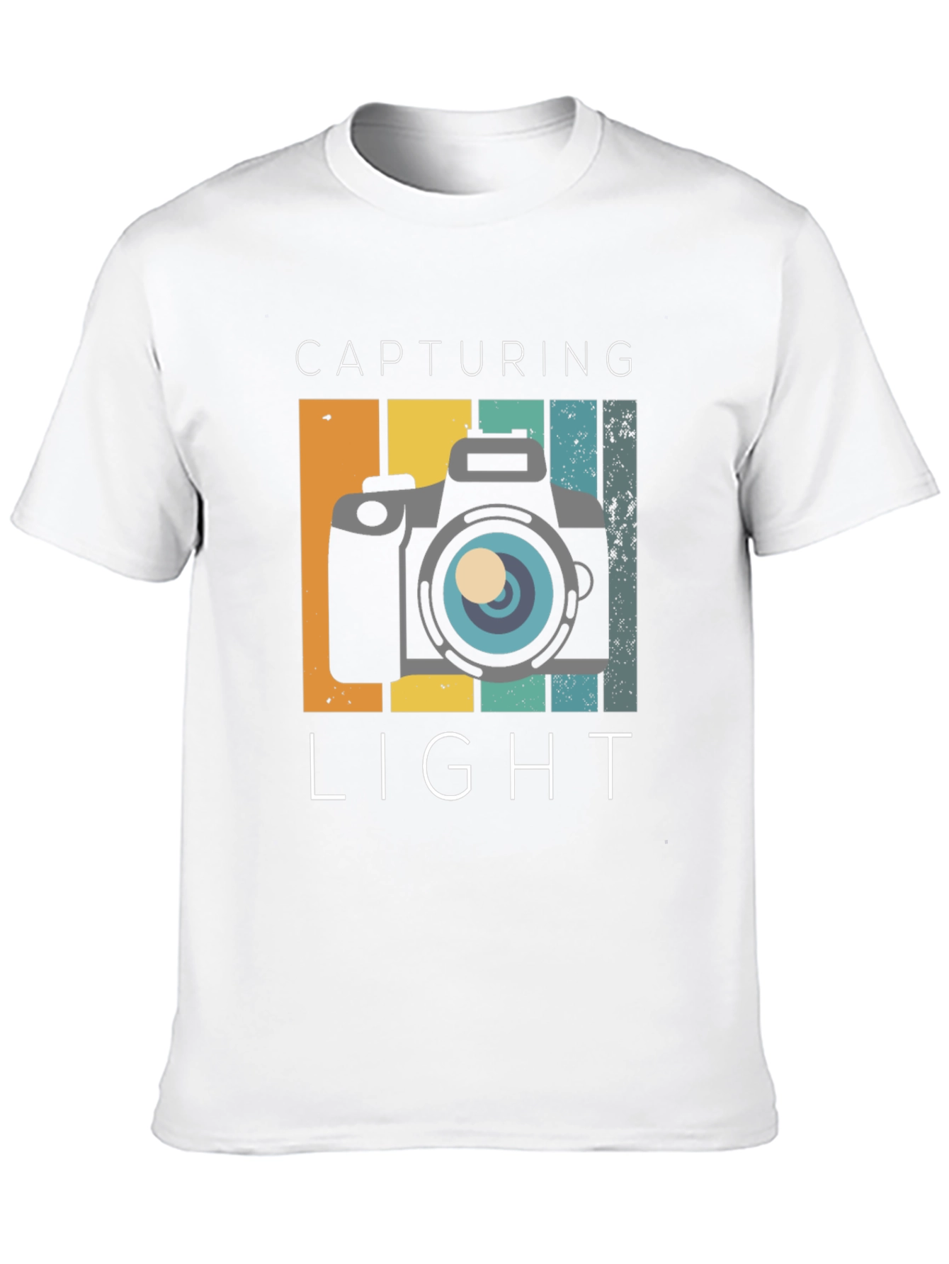 Capturing Light Graphic Tee - Retro Camera Design