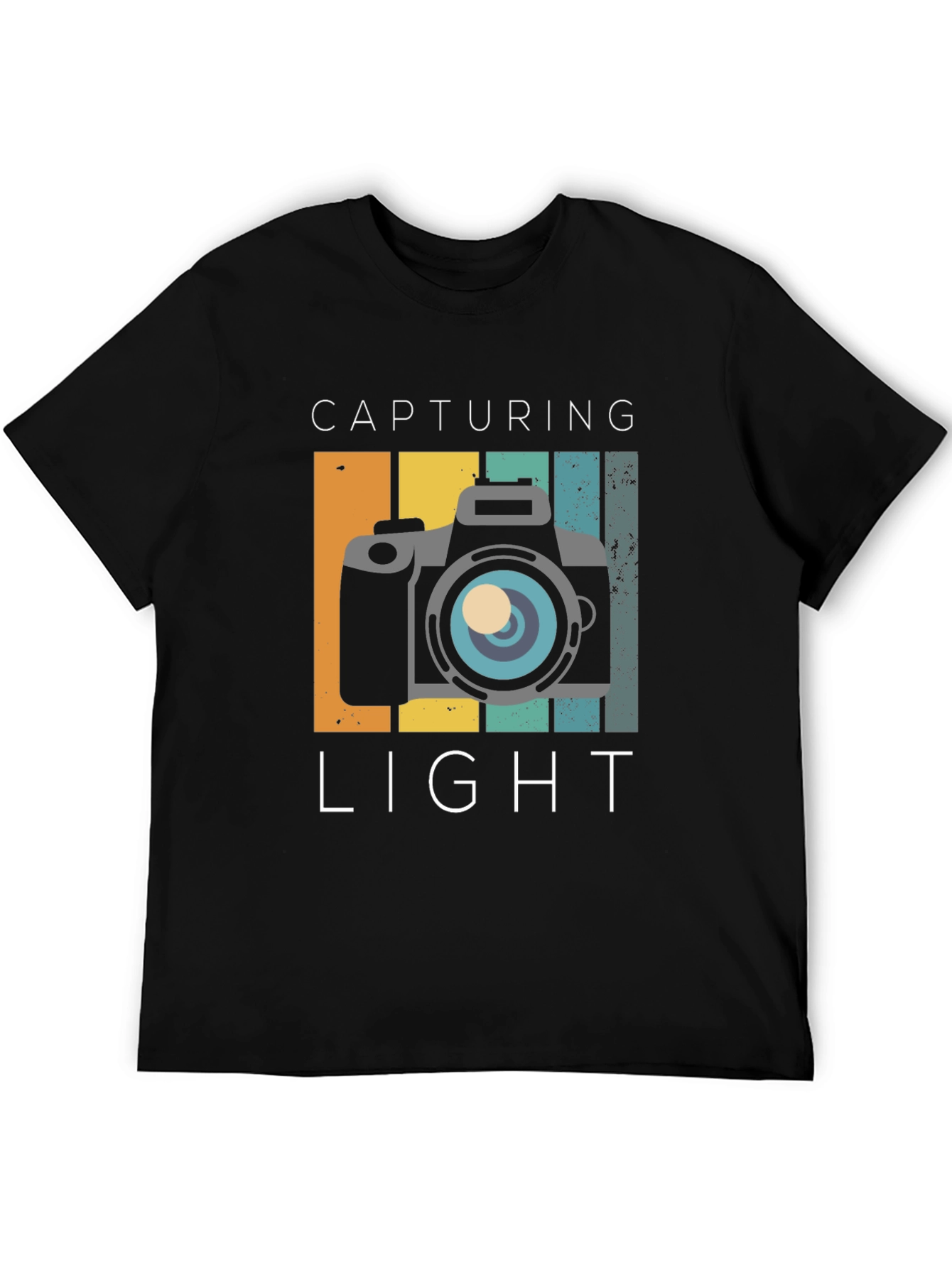 Capturing Light Graphic Tee - Retro Camera Design
