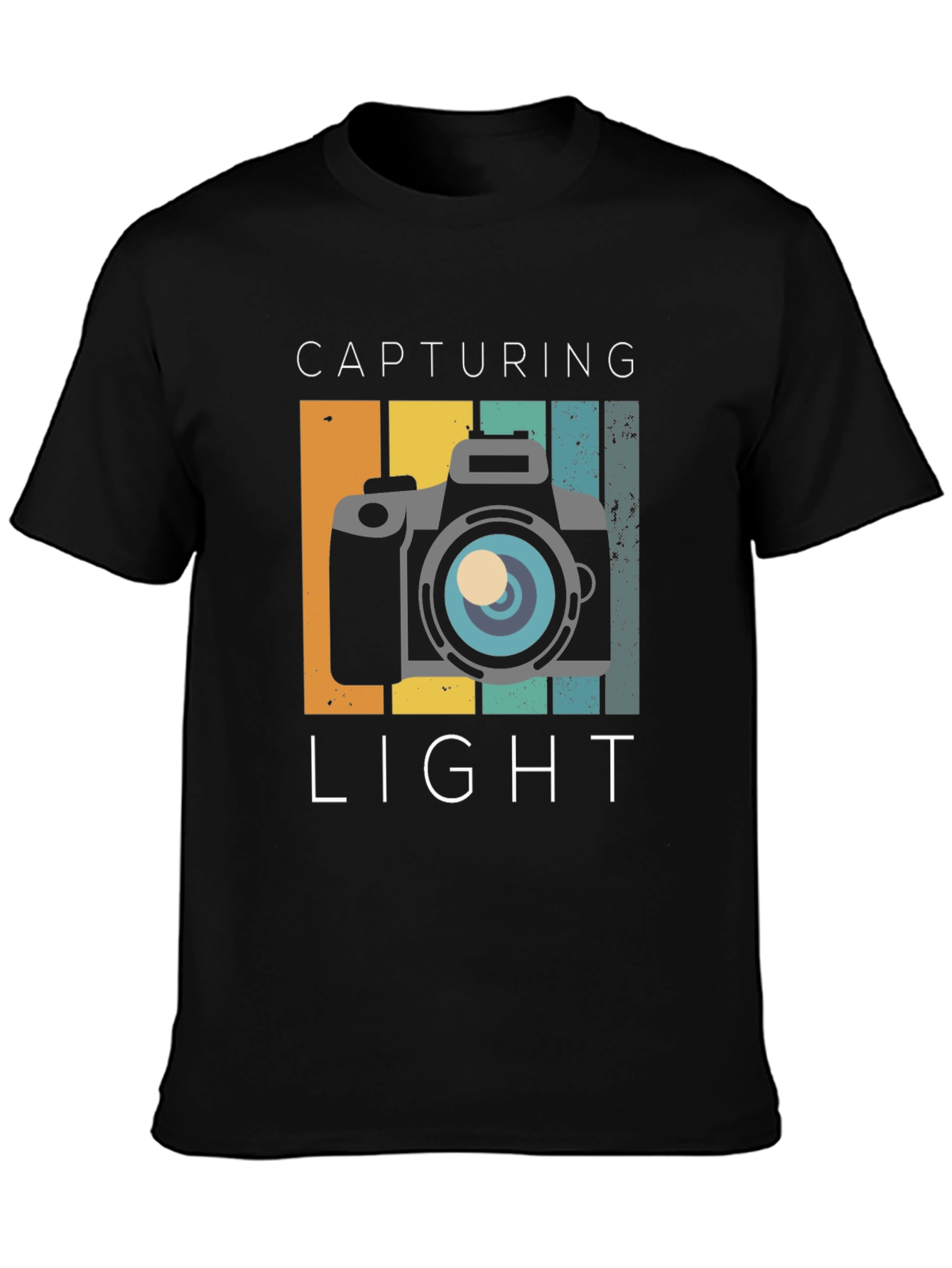 Capturing Light Graphic Tee - Retro Camera Design