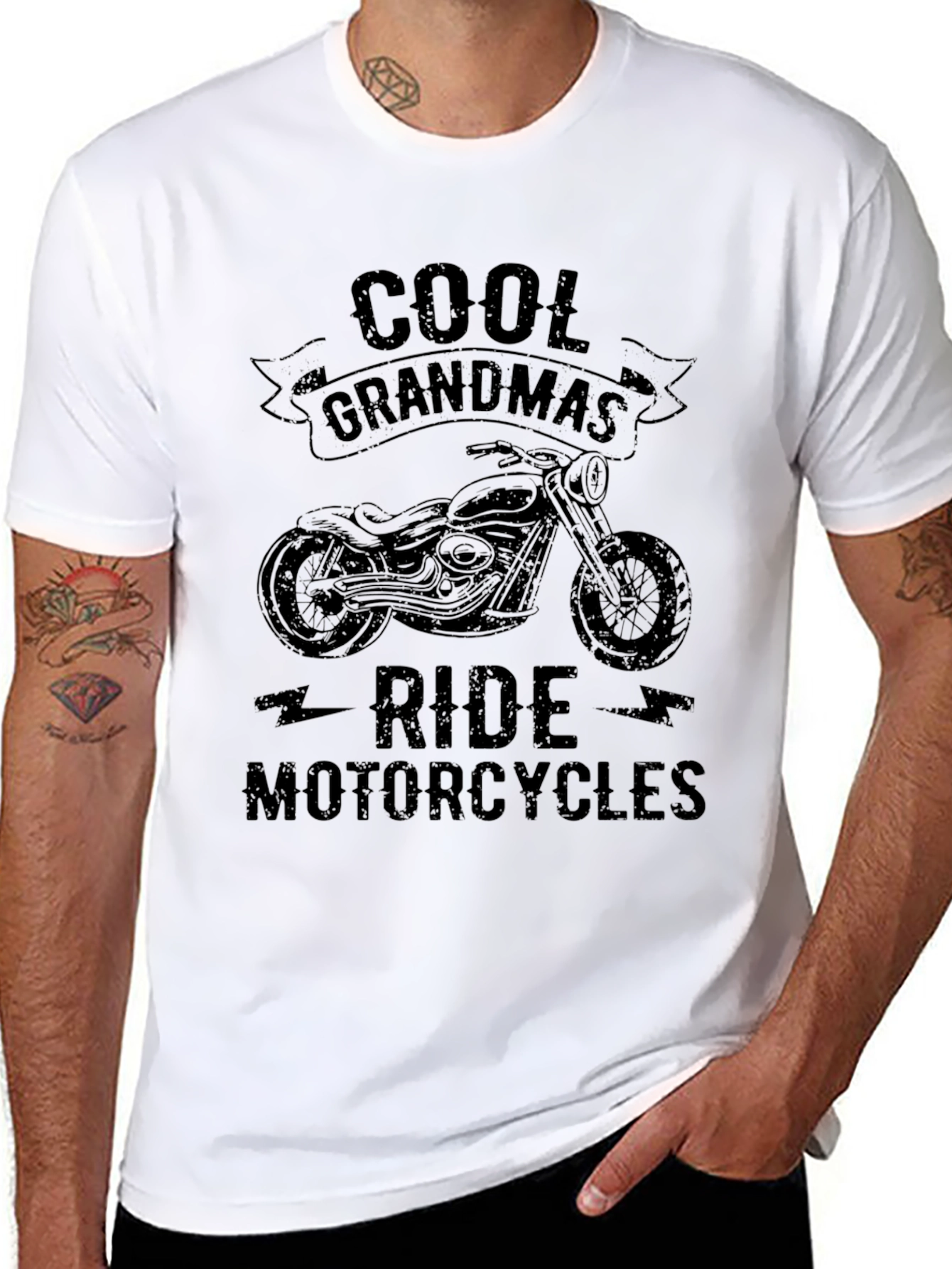 Cool Grandmas Ride Motorcycles T-Shirt