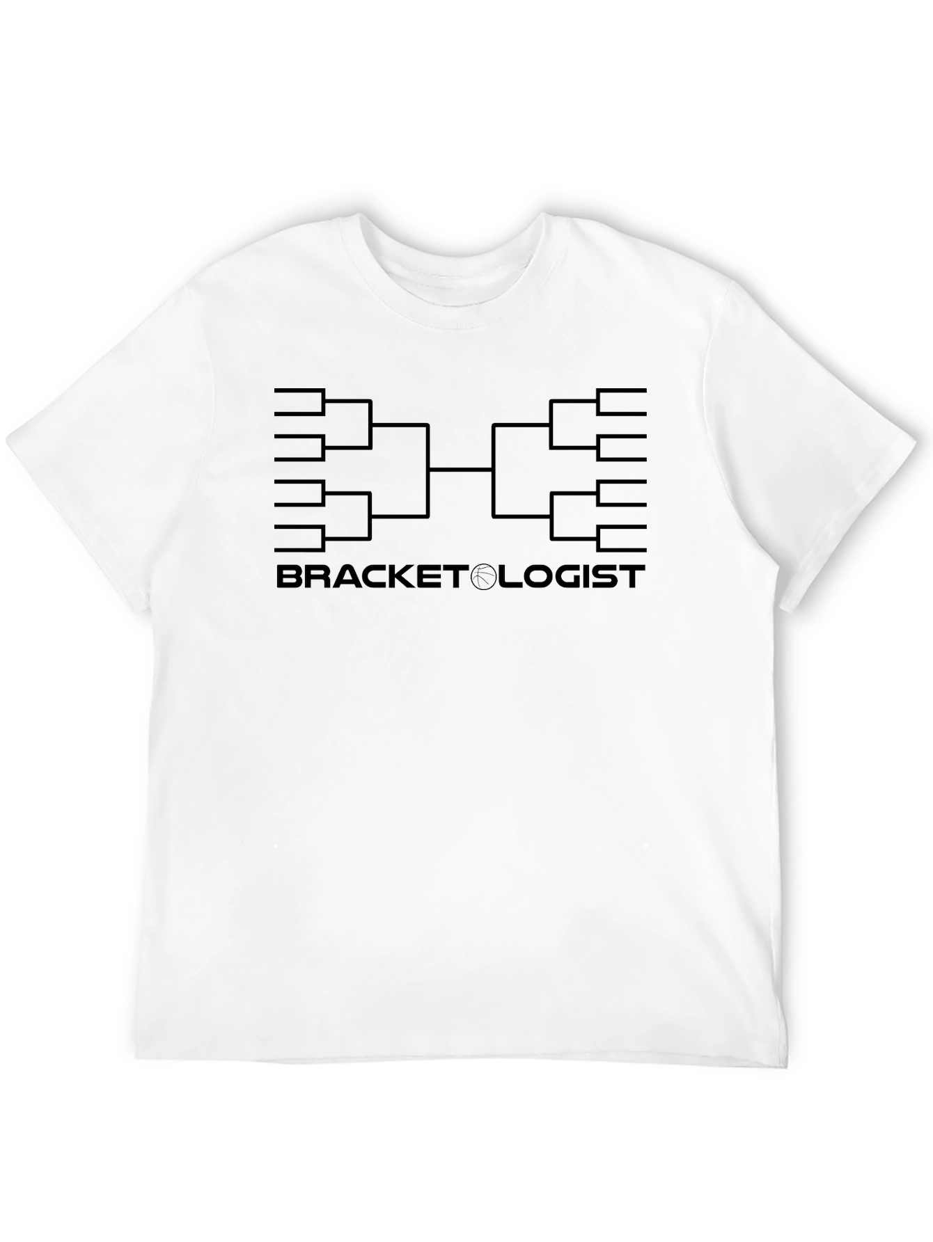 Bracketologist Black T-Shirt - March Madness Fan Apparel
