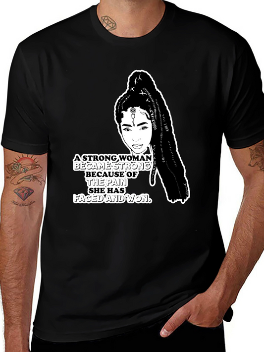 Empowered Woman Graphic Tee - Inspirational Design