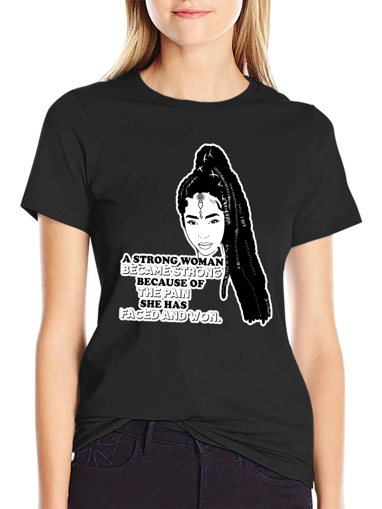 Empowered Woman Graphic Tee - Inspirational Design