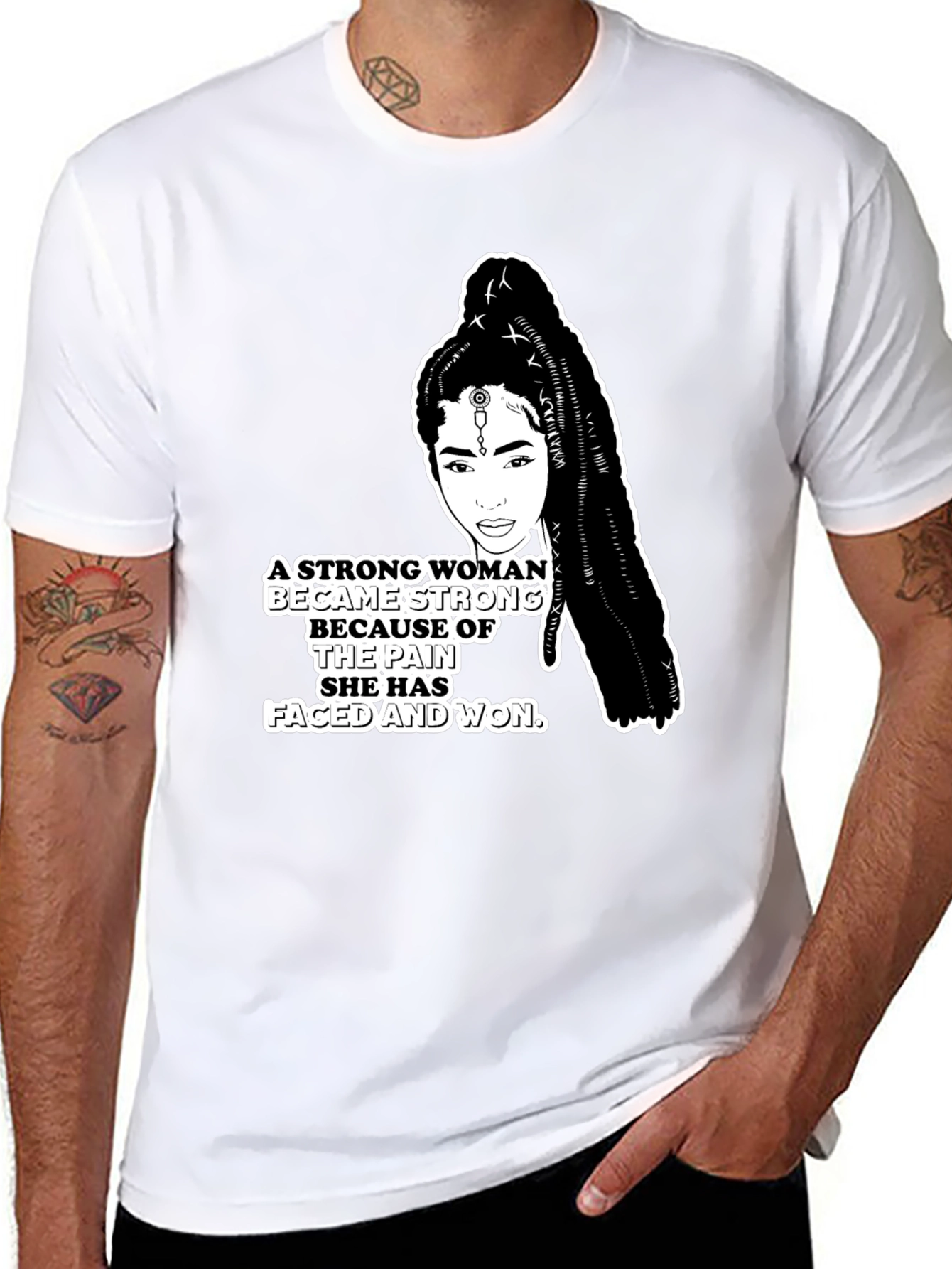 Empowered Woman Graphic Tee - Inspirational Design