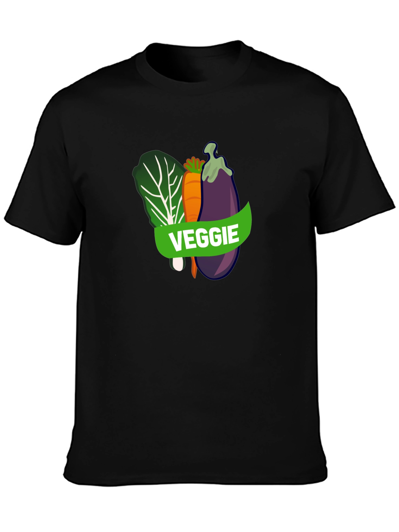 Veggie T-Shirt - Black Vegan Tee