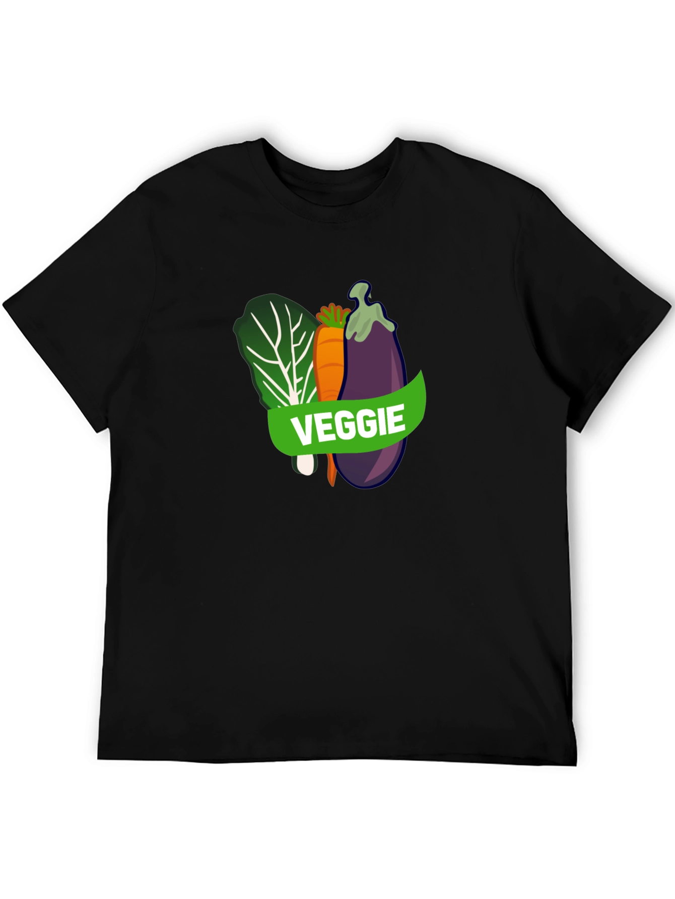 Veggie T-Shirt - Black Vegan Tee