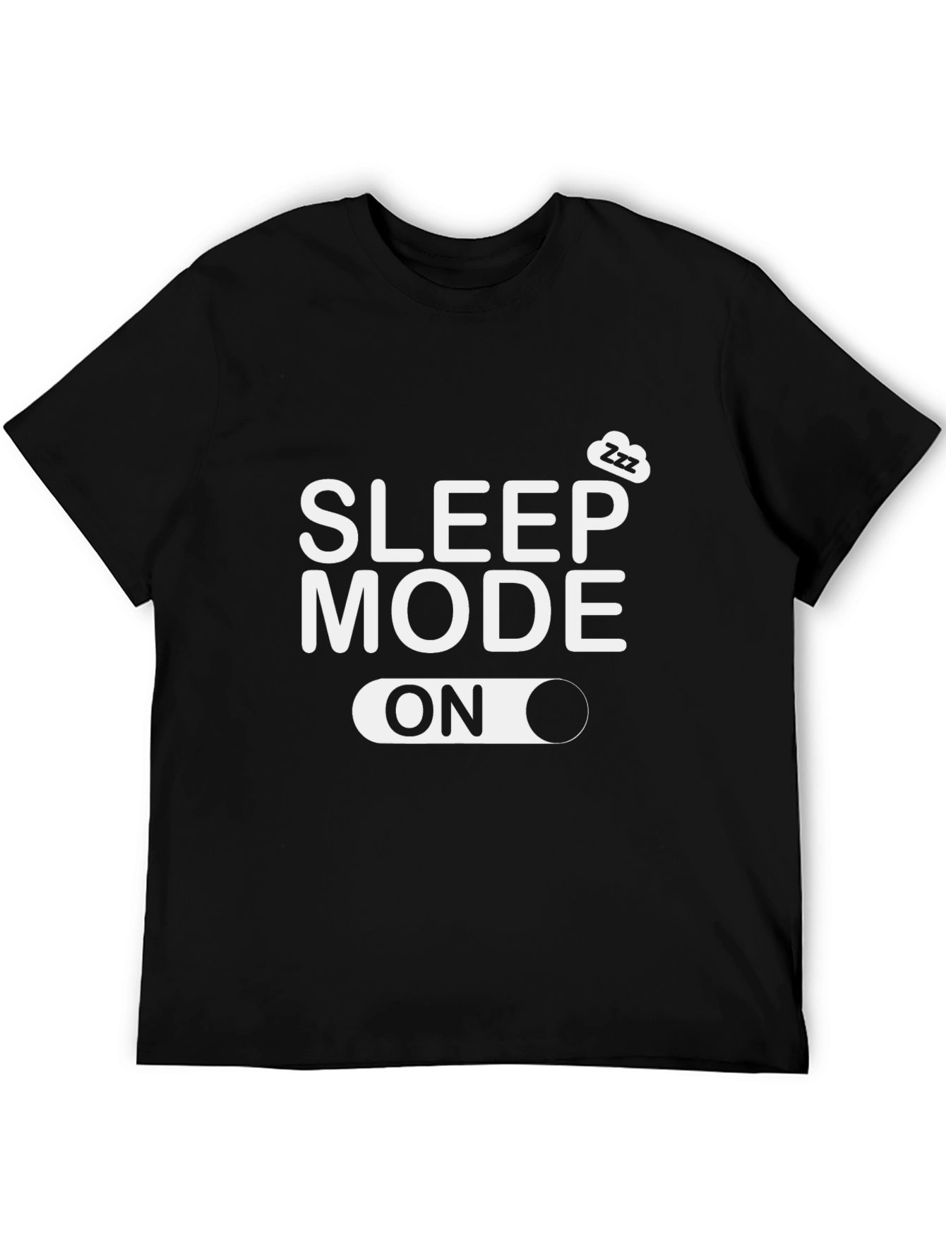 Sleep Mode On T-Shirt - Comfy Black Tee