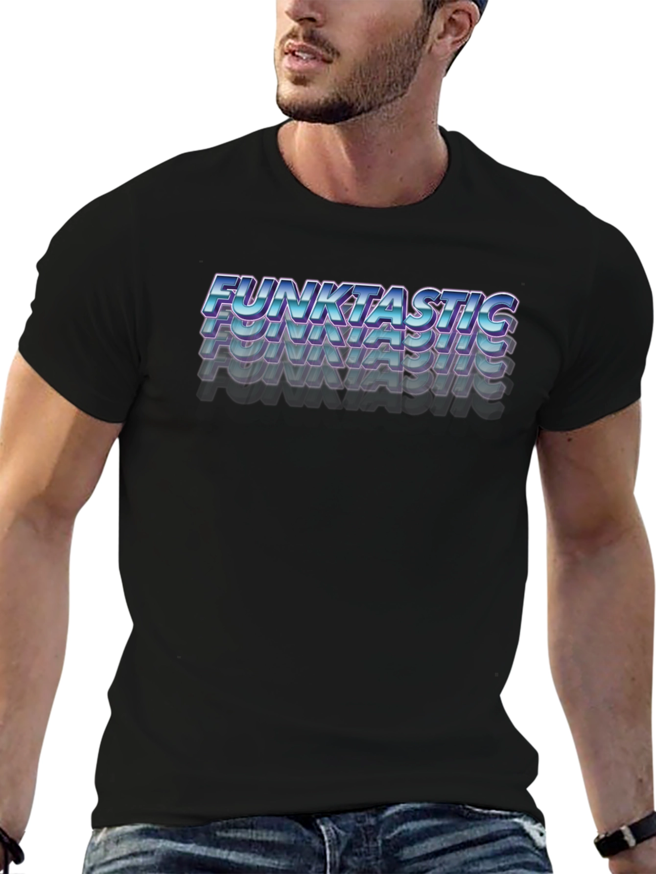 Funktastic Graphic Tee - Black