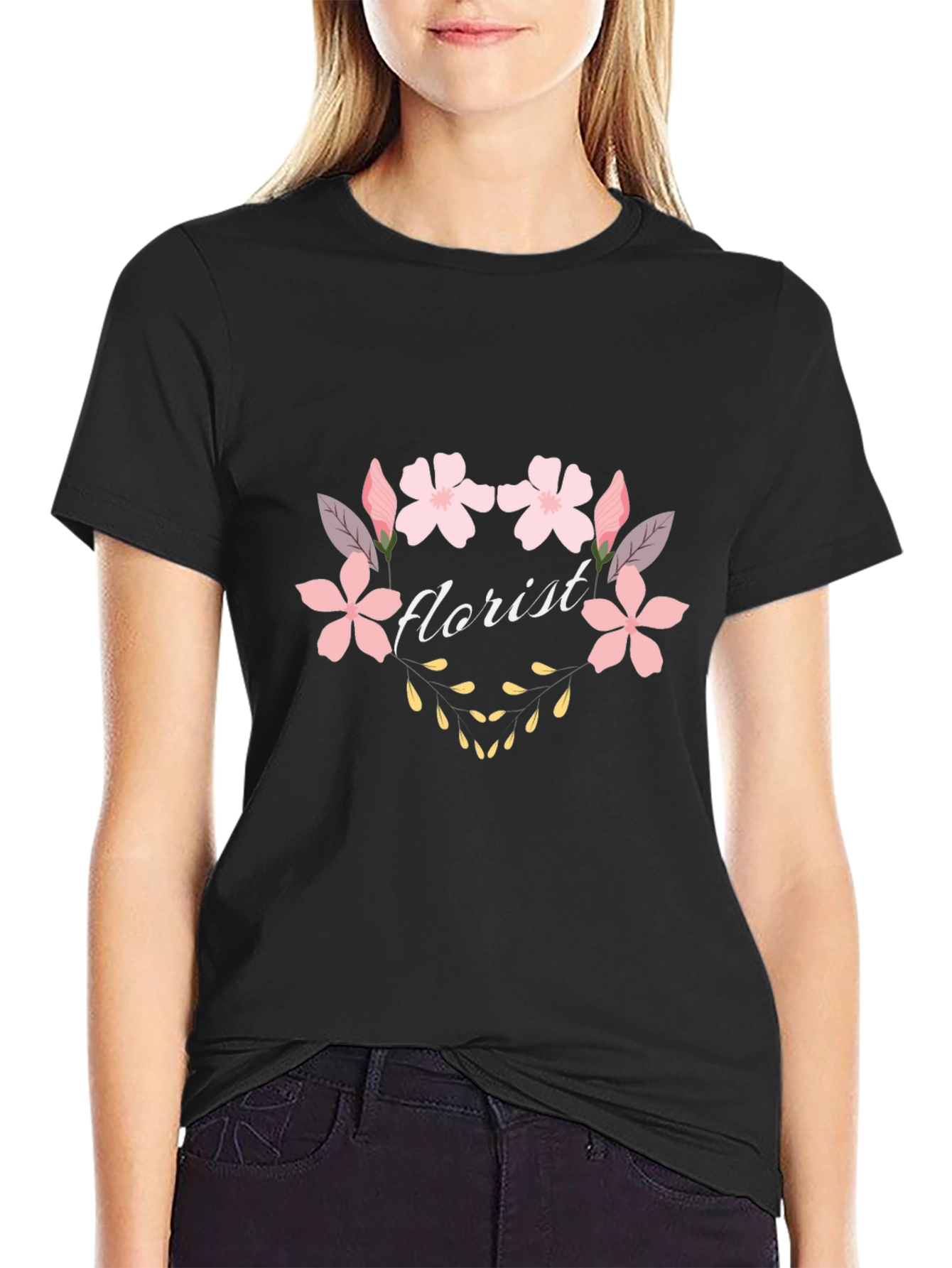 Florist Flower Graphic T-Shirt