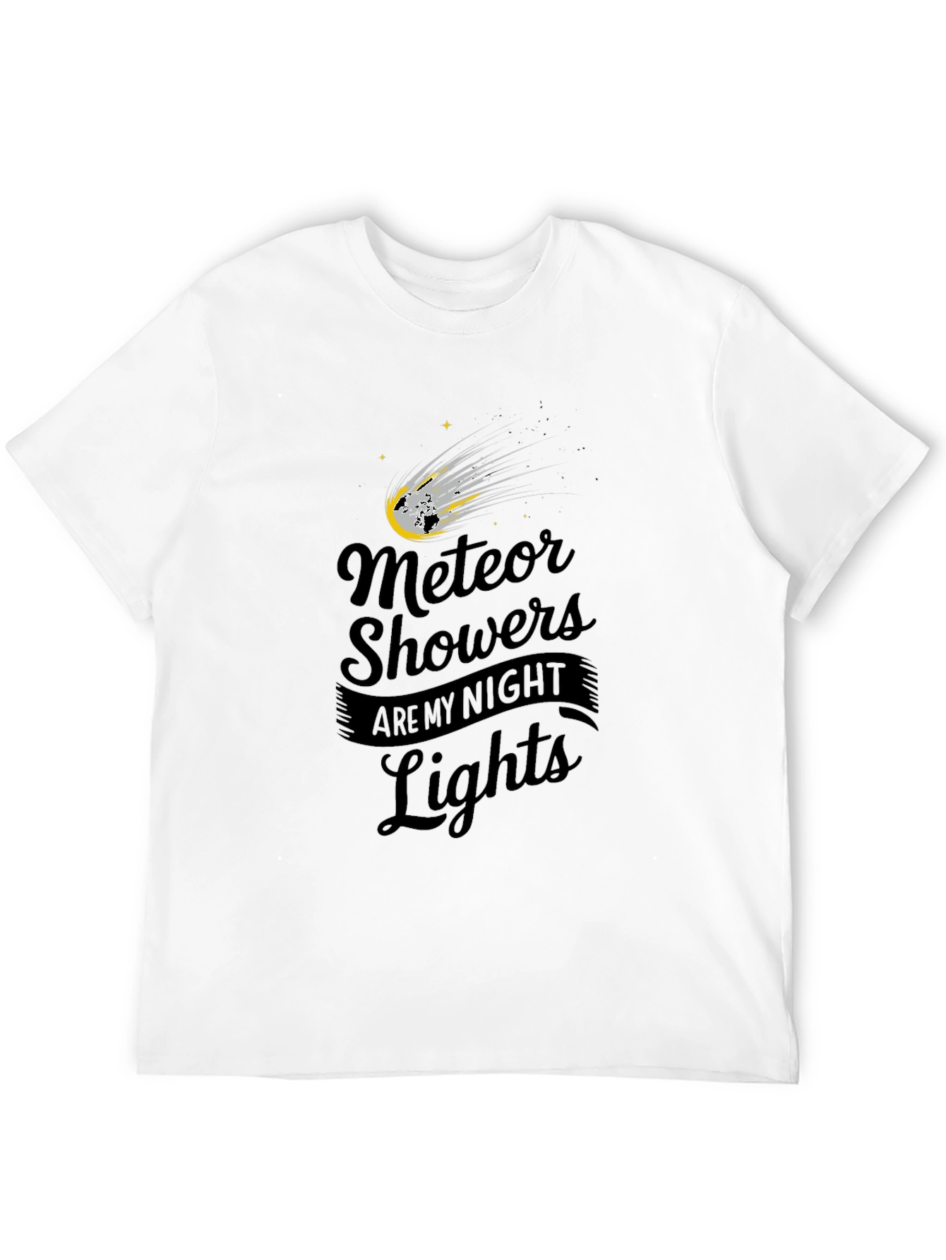 Meteor Shower T-Shirt - Night Lights Astronomy Tee