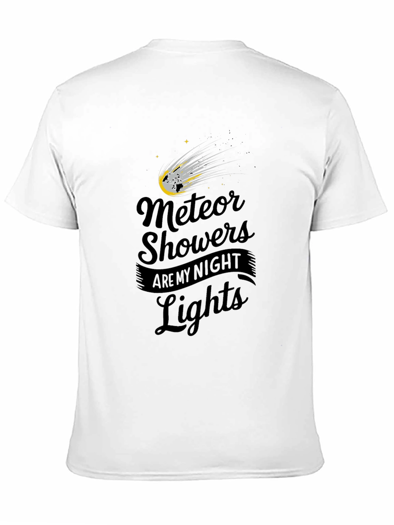Meteor Shower T-Shirt - Night Lights Astronomy Tee