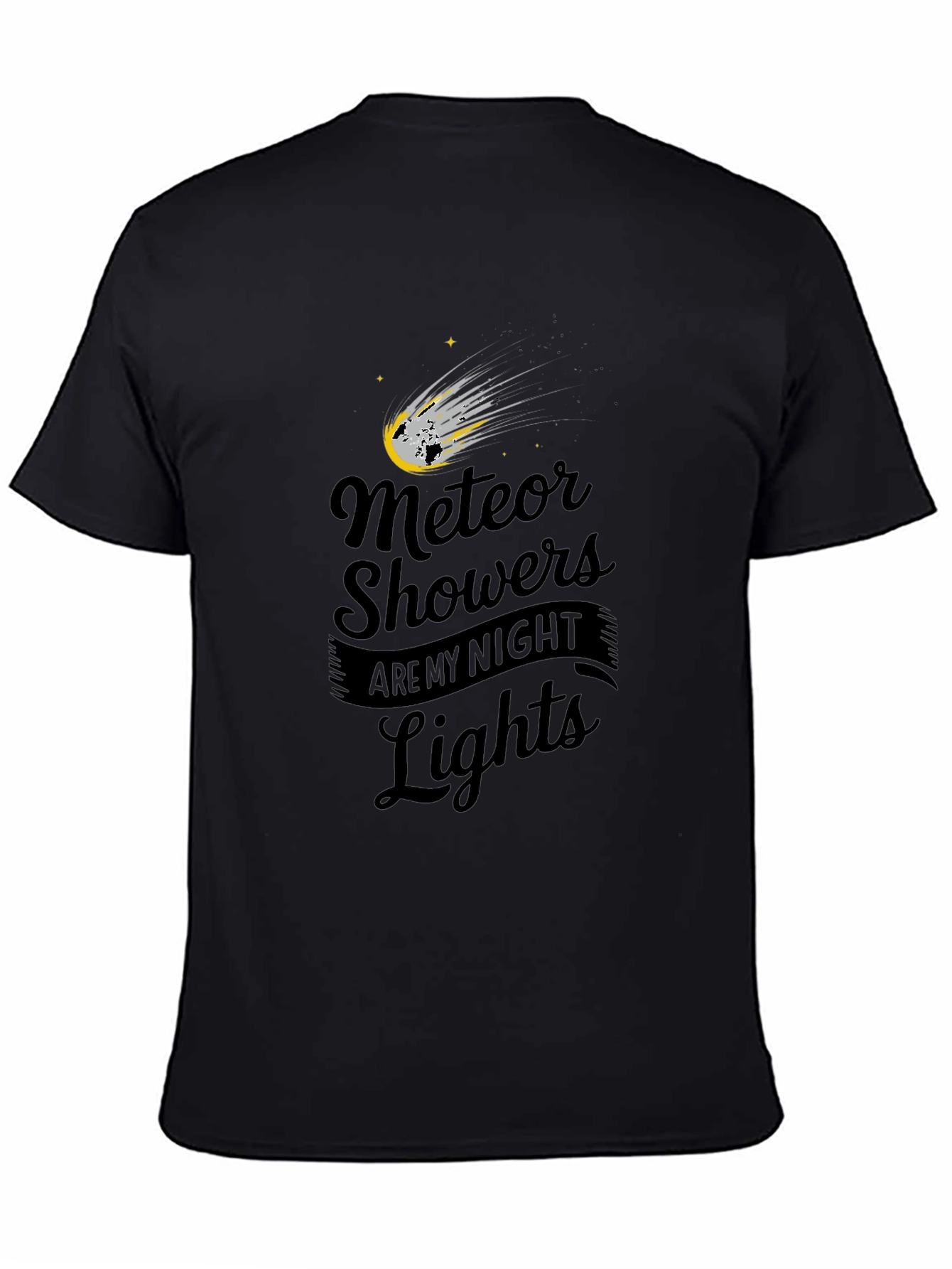 Meteor Shower T-Shirt - Night Lights Astronomy Tee