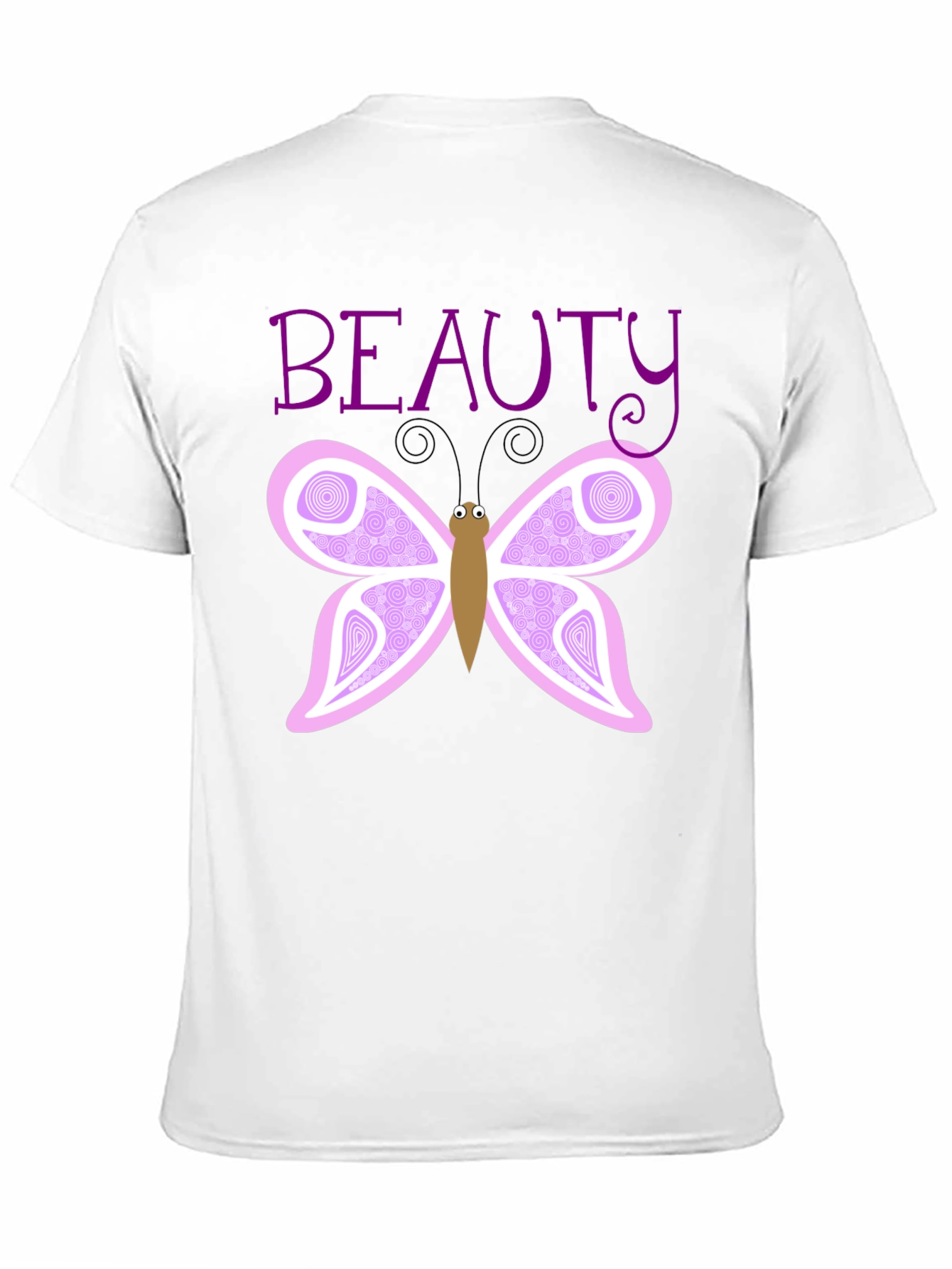 Beauty Butterfly Graphic T-Shirt - Black